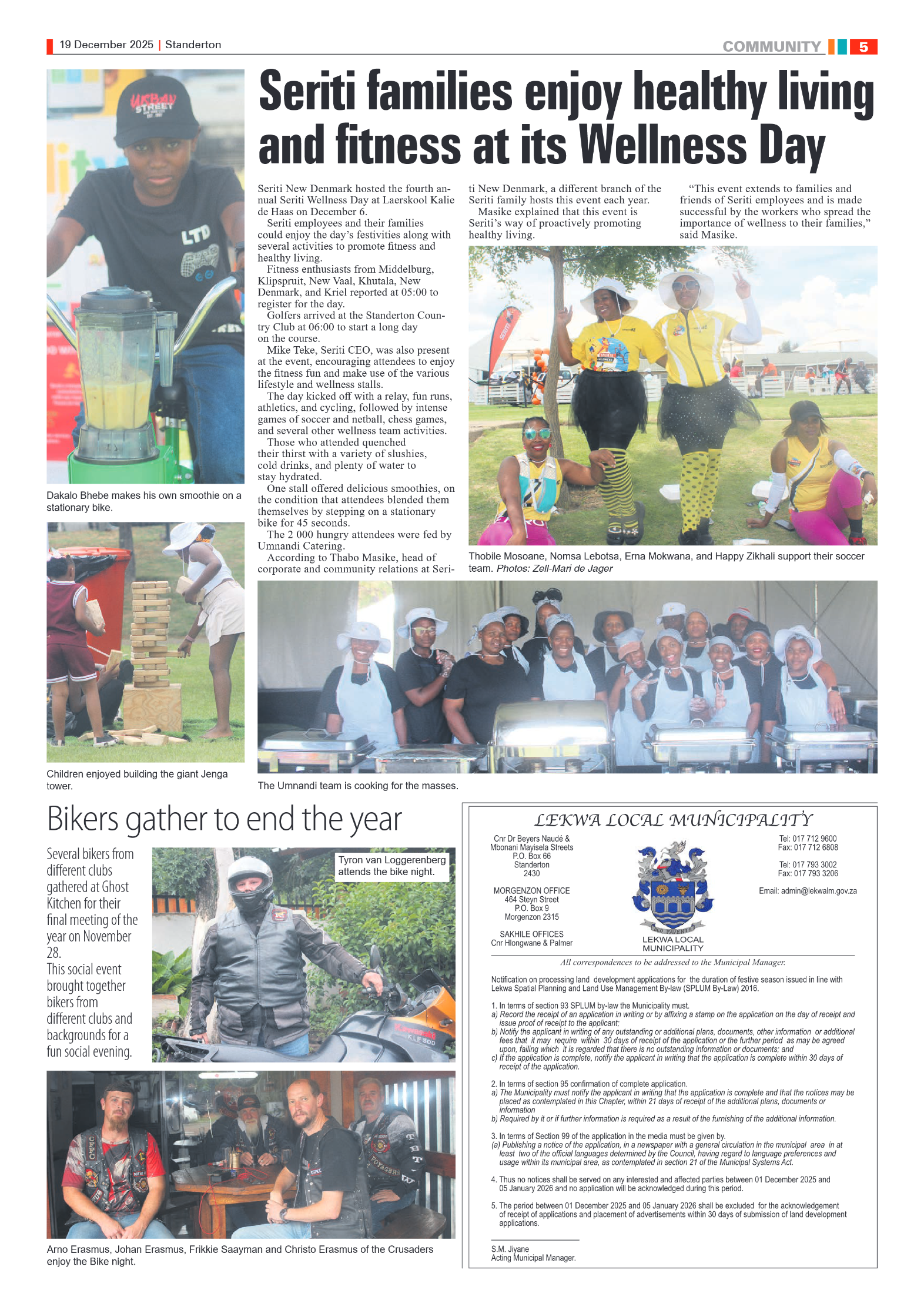 Standerton Advertiser 19 December 2025 page 5