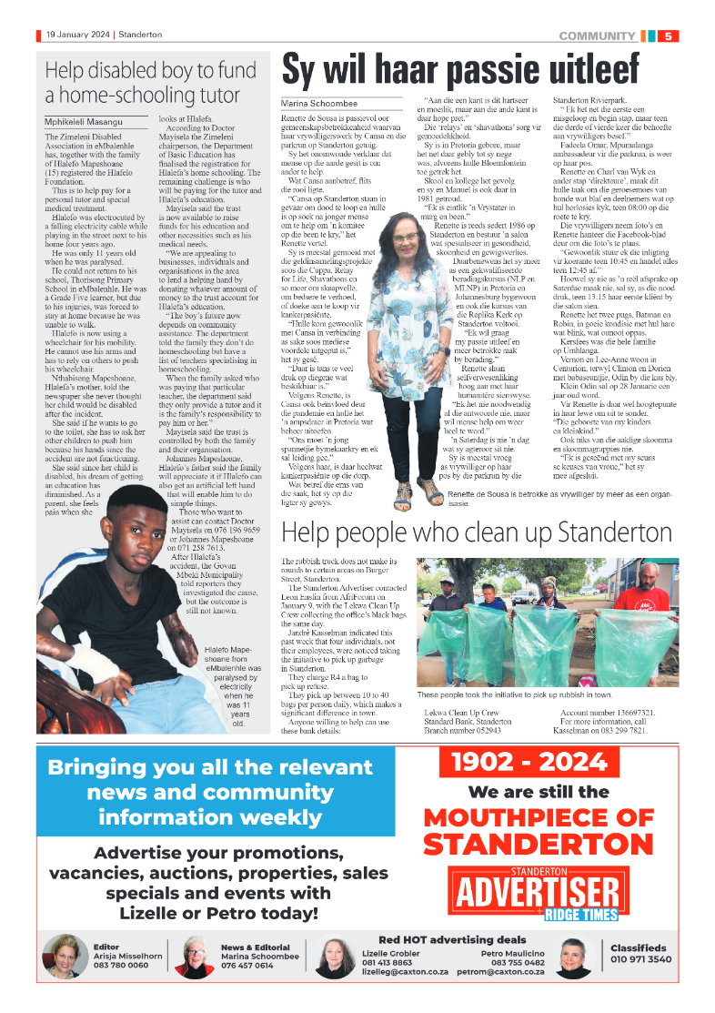 Standerton Advertiser 19 January 2024 page 5