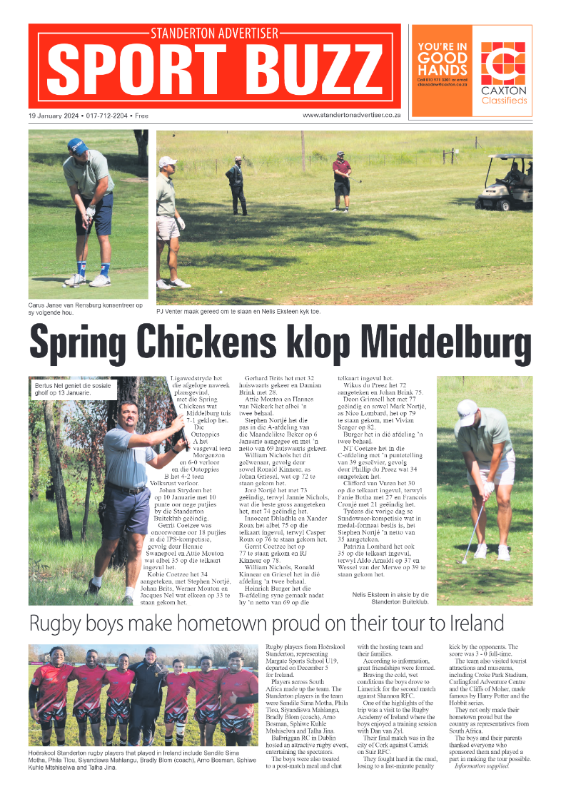 Standerton Advertiser 19 January 2024 page 8