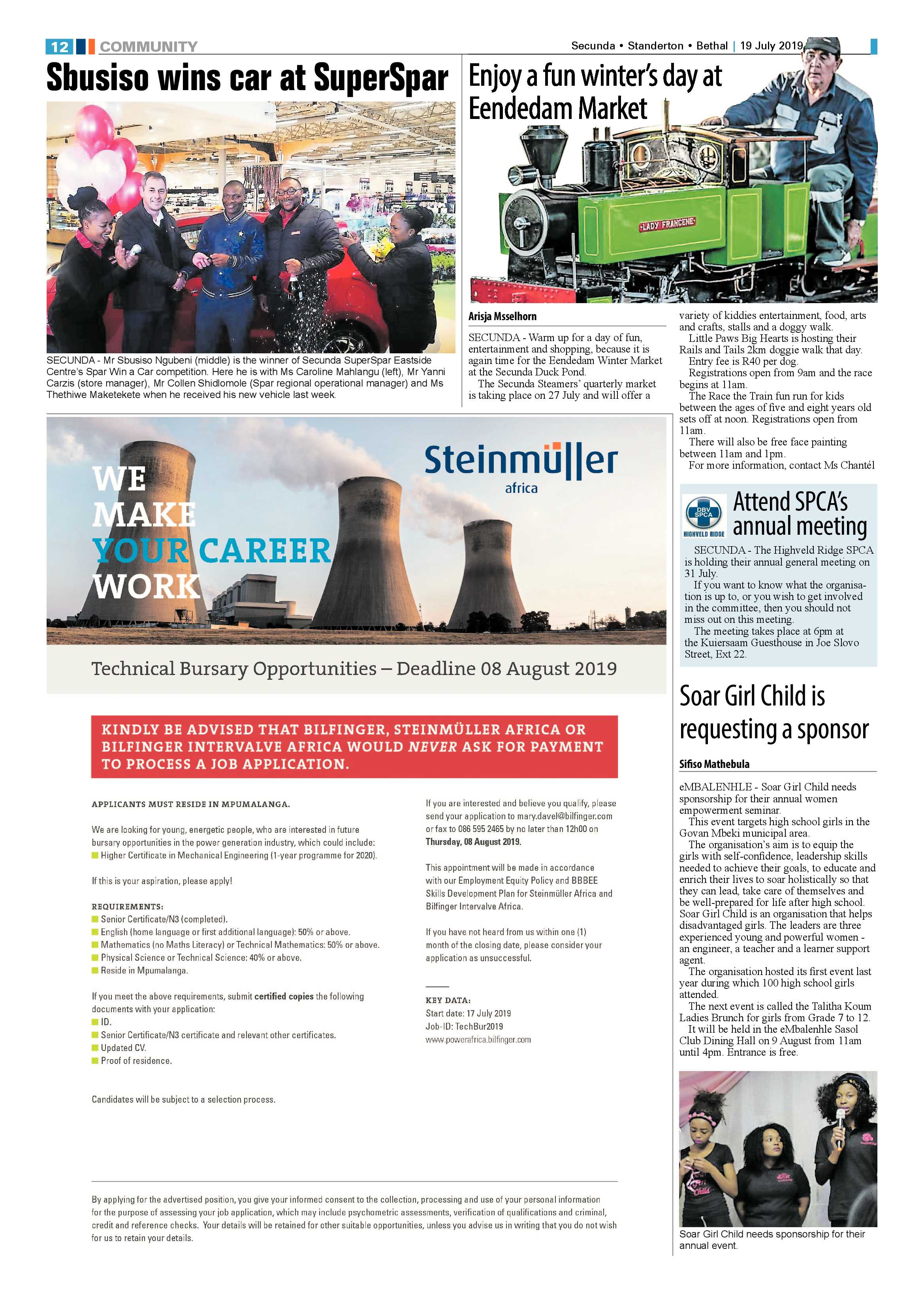 Standerton Advertiser 19 July 2019 page 18