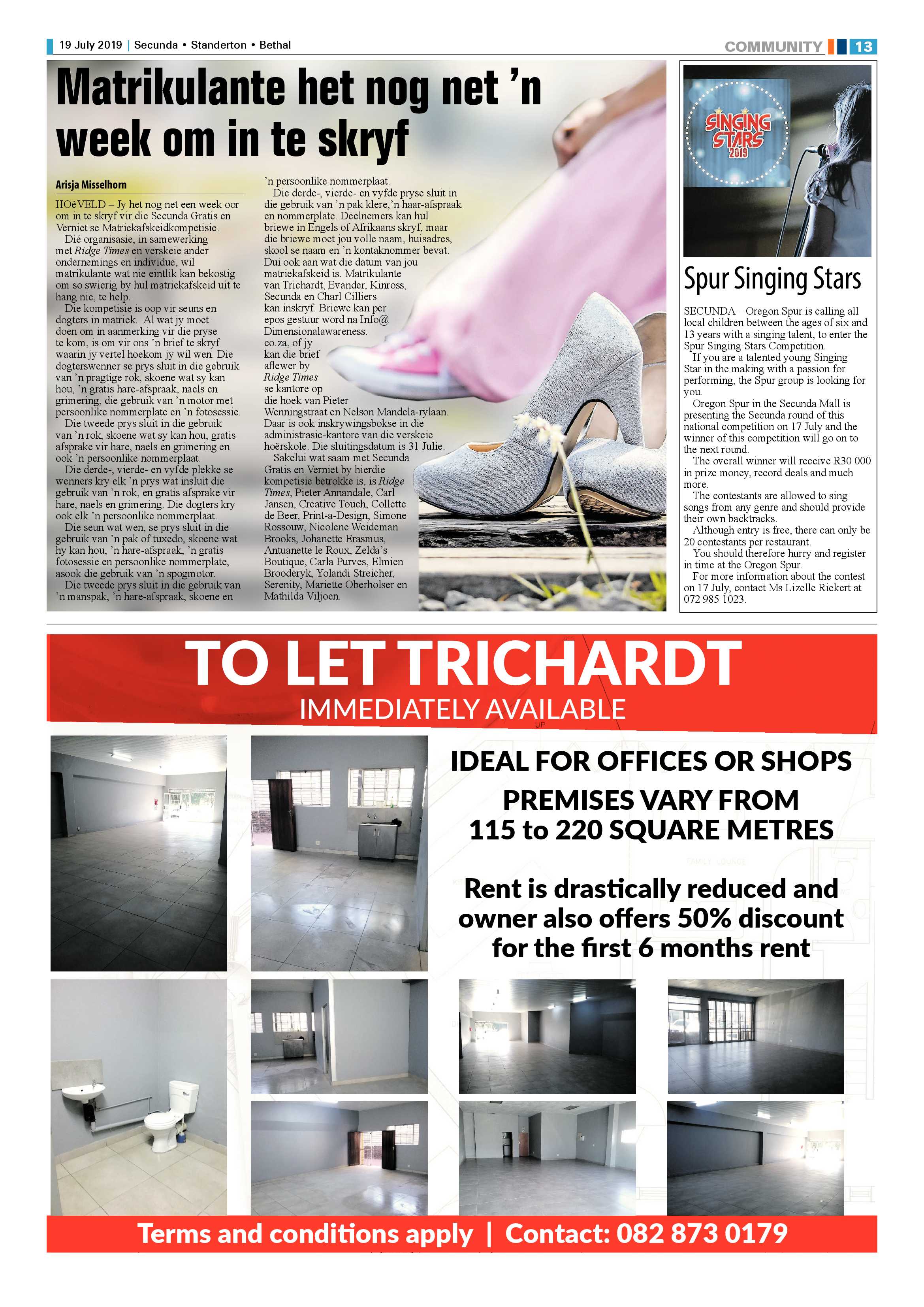 Standerton Advertiser 19 July 2019 page 19