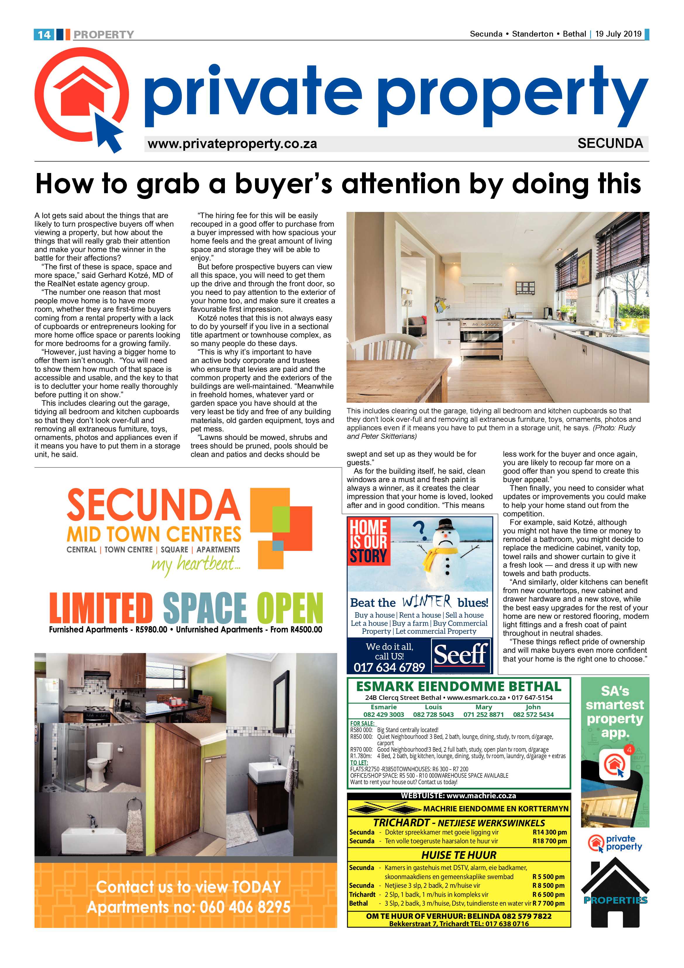 Standerton Advertiser 19 July 2019 page 20