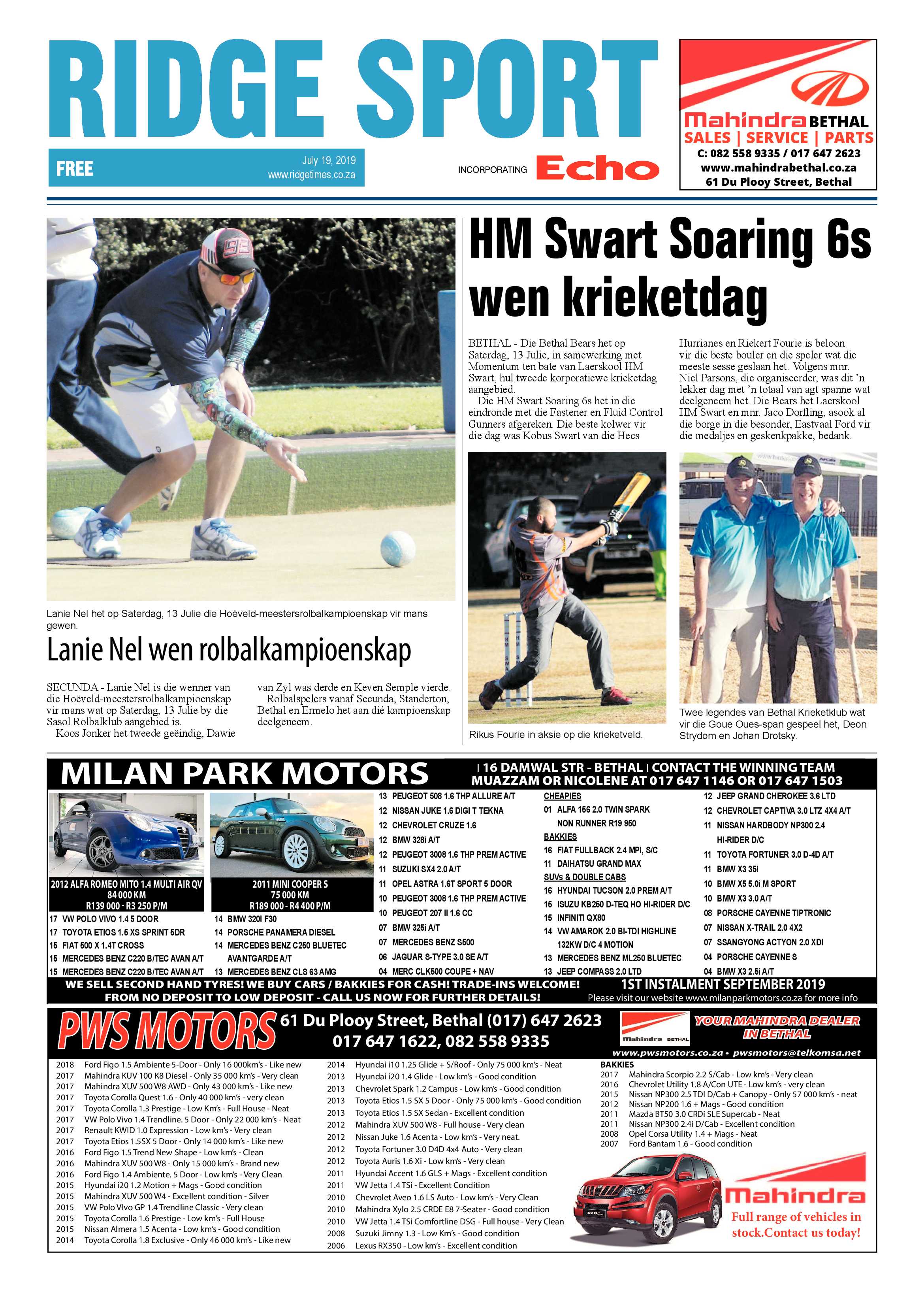 Standerton Advertiser 19 July 2019 page 26