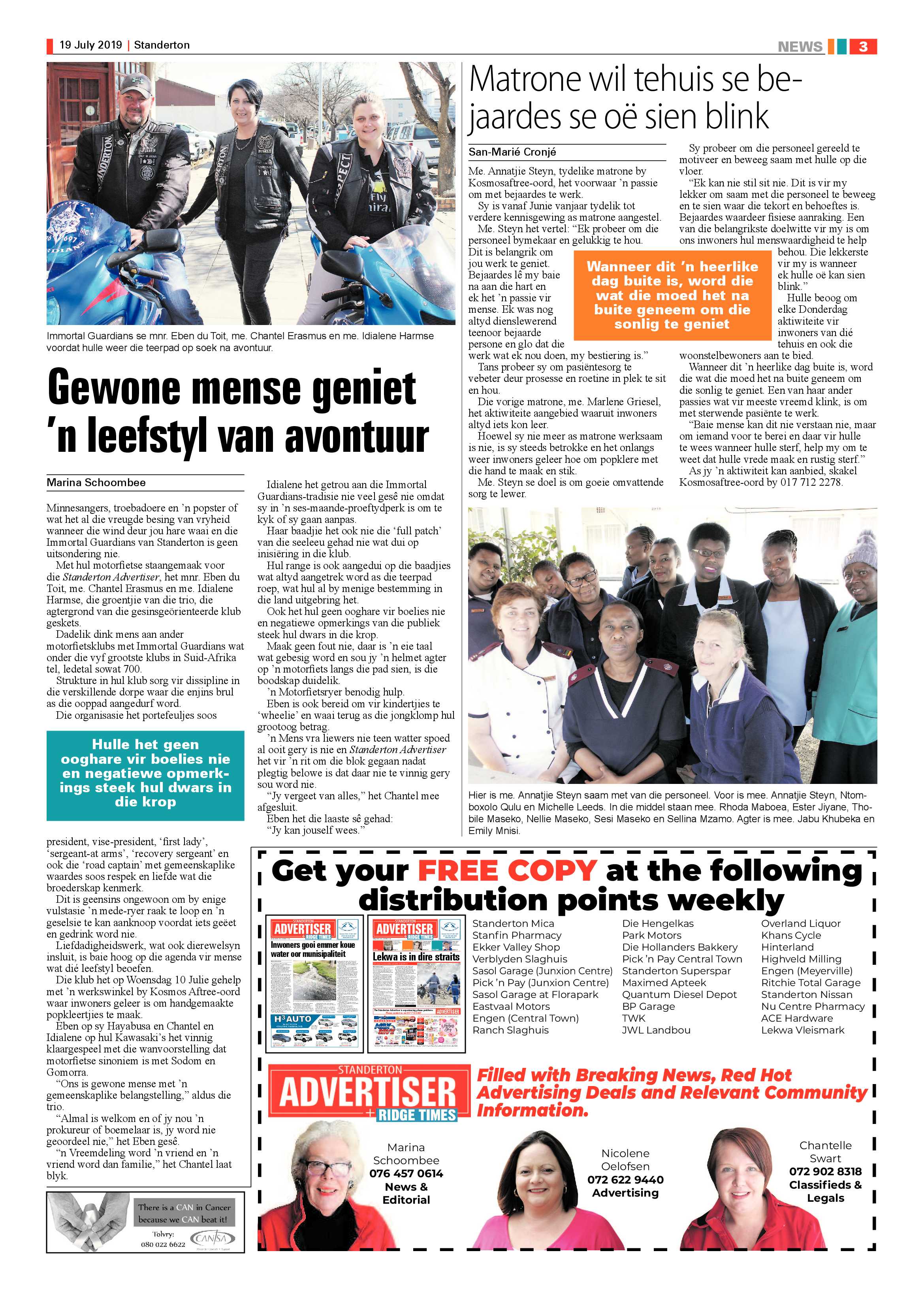 Standerton Advertiser 19 July 2019 page 3