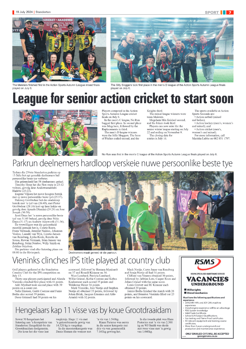 Standerton Advertiser 19 July 2024 page 7