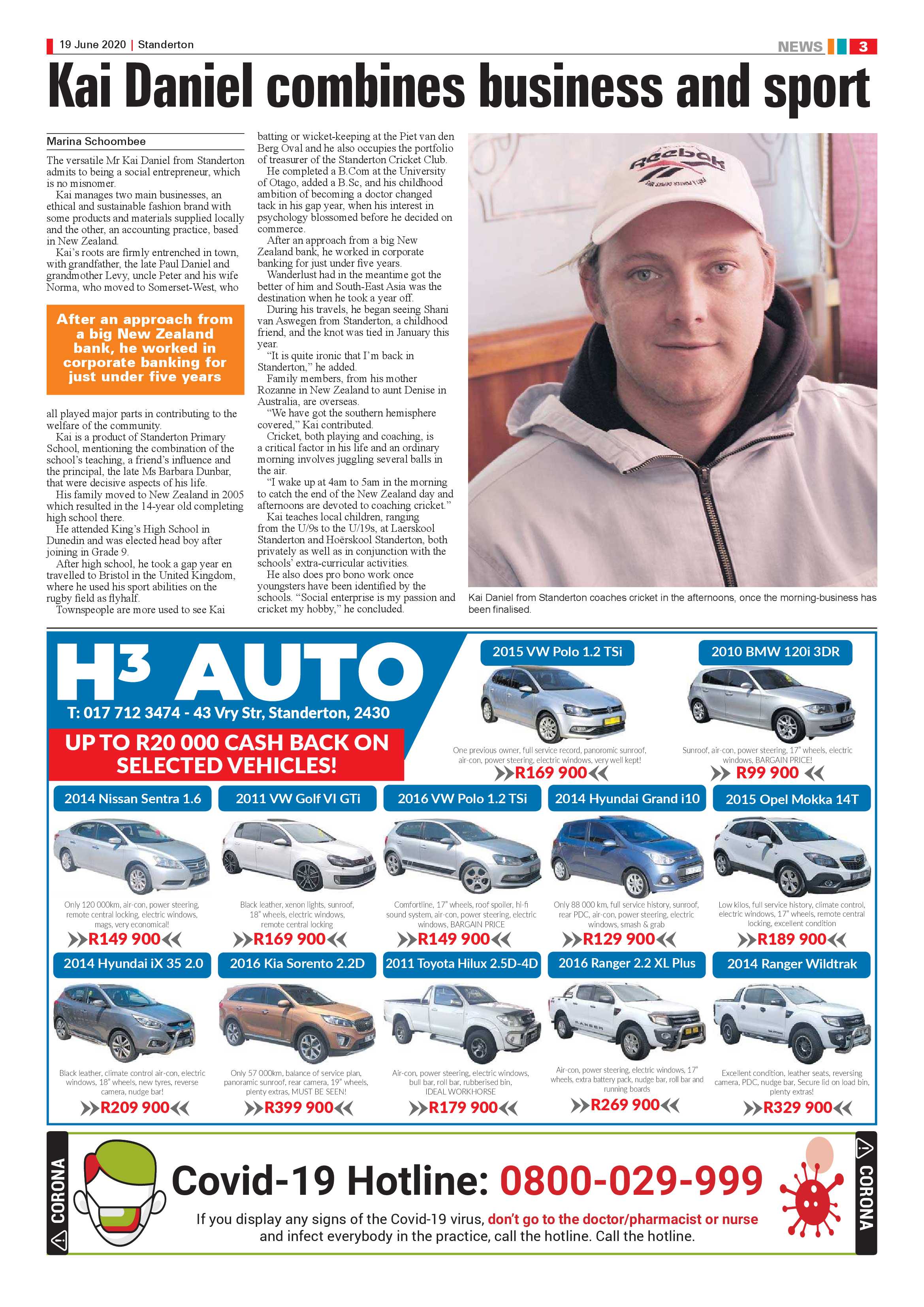 Standerton Advertiser 19 June 2020 page 3