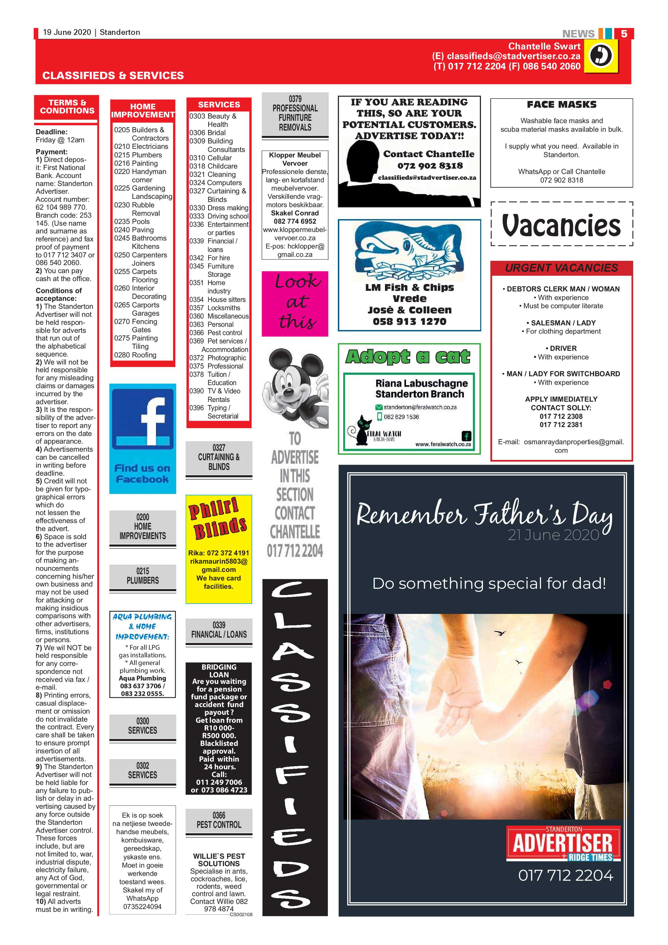 Standerton Advertiser 19 June 2020 page 5