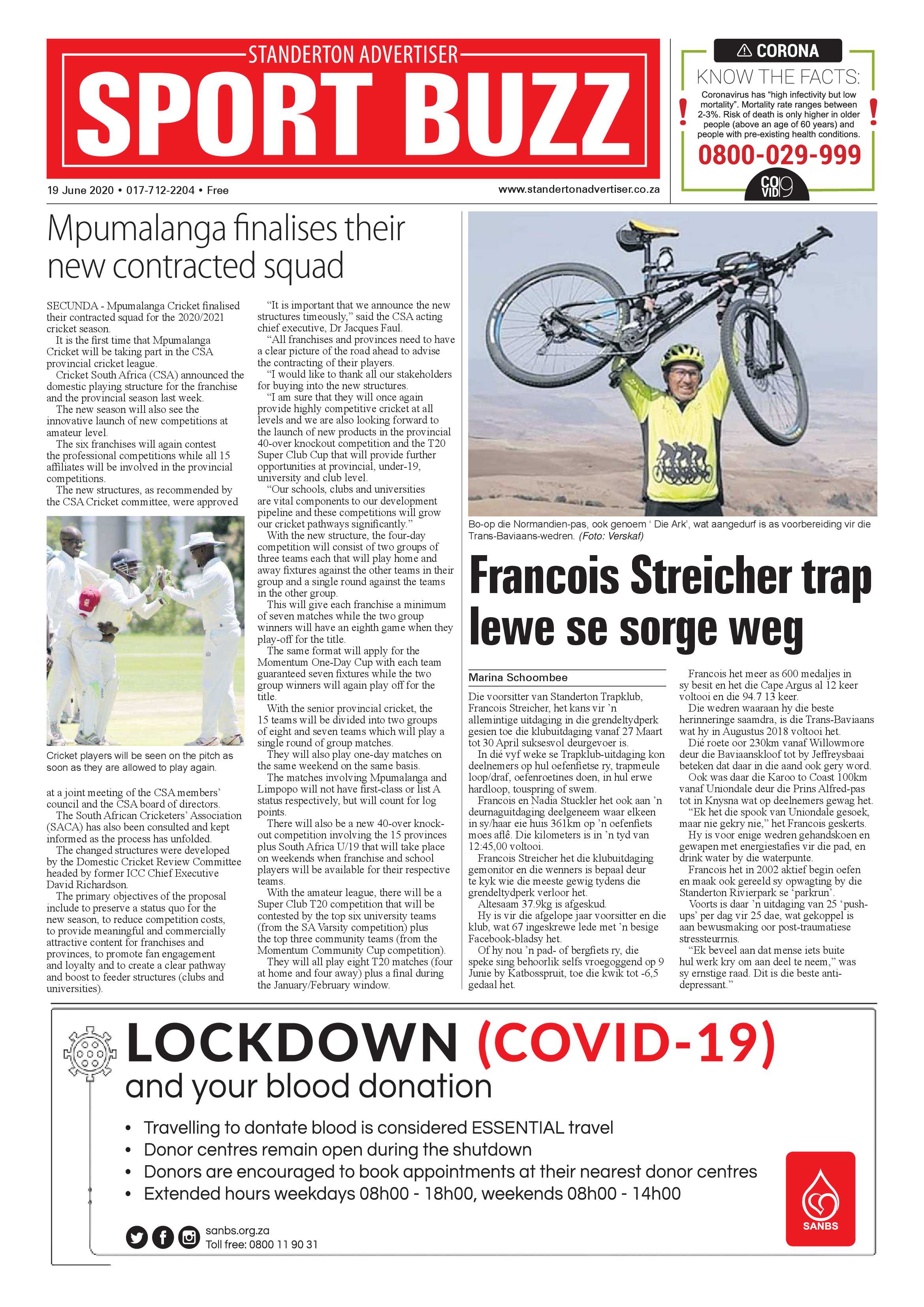 Standerton Advertiser 19 June 2020 page 8