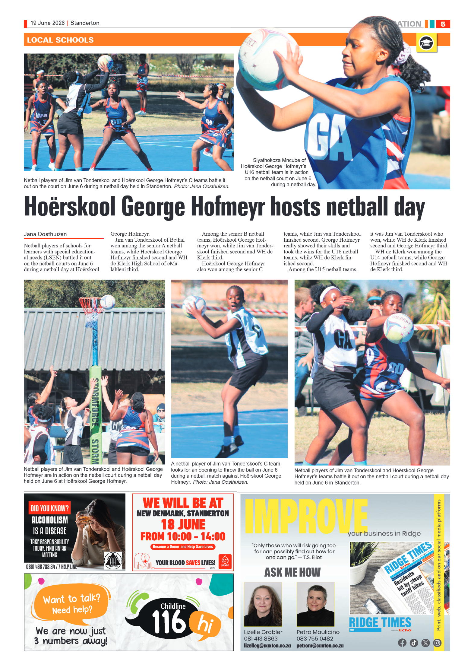 Standerton Advertiser 19 June 2026 page 5