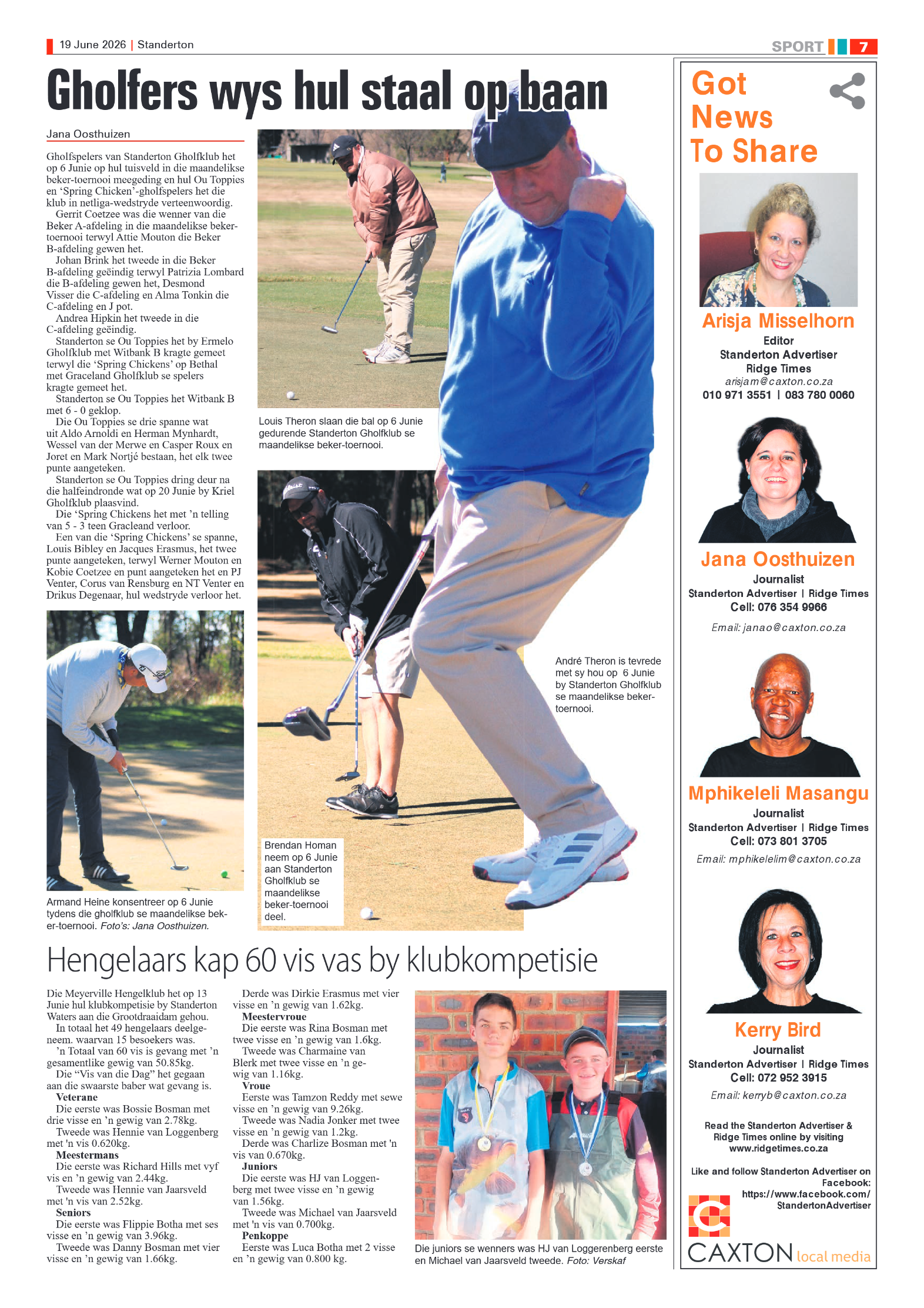 Standerton Advertiser 19 June 2026 page 7
