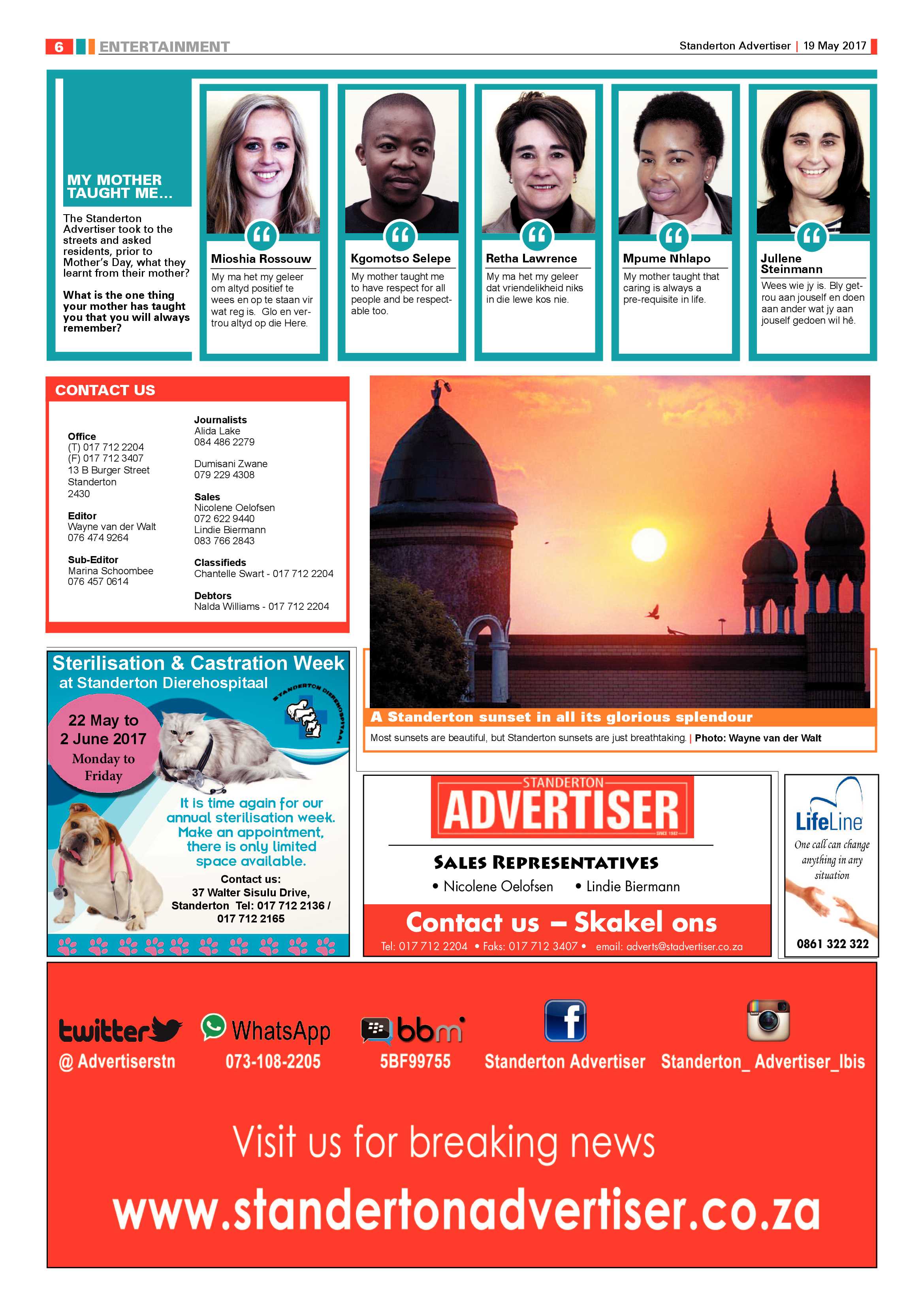 STANDERTON ADVERTISER 19 MAY 2017 page 6