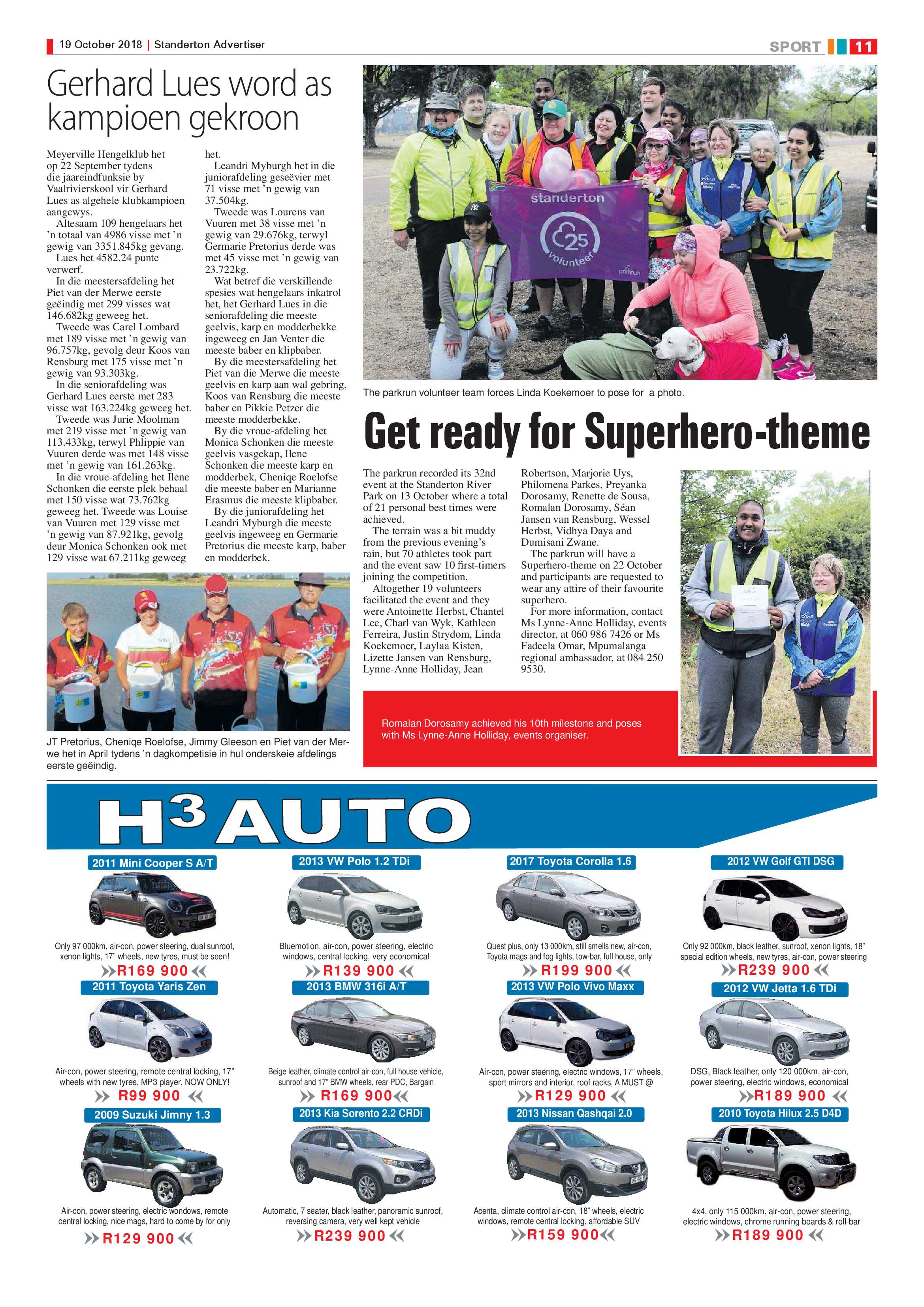 Standerton Advertiser 19 October 2018 page 11