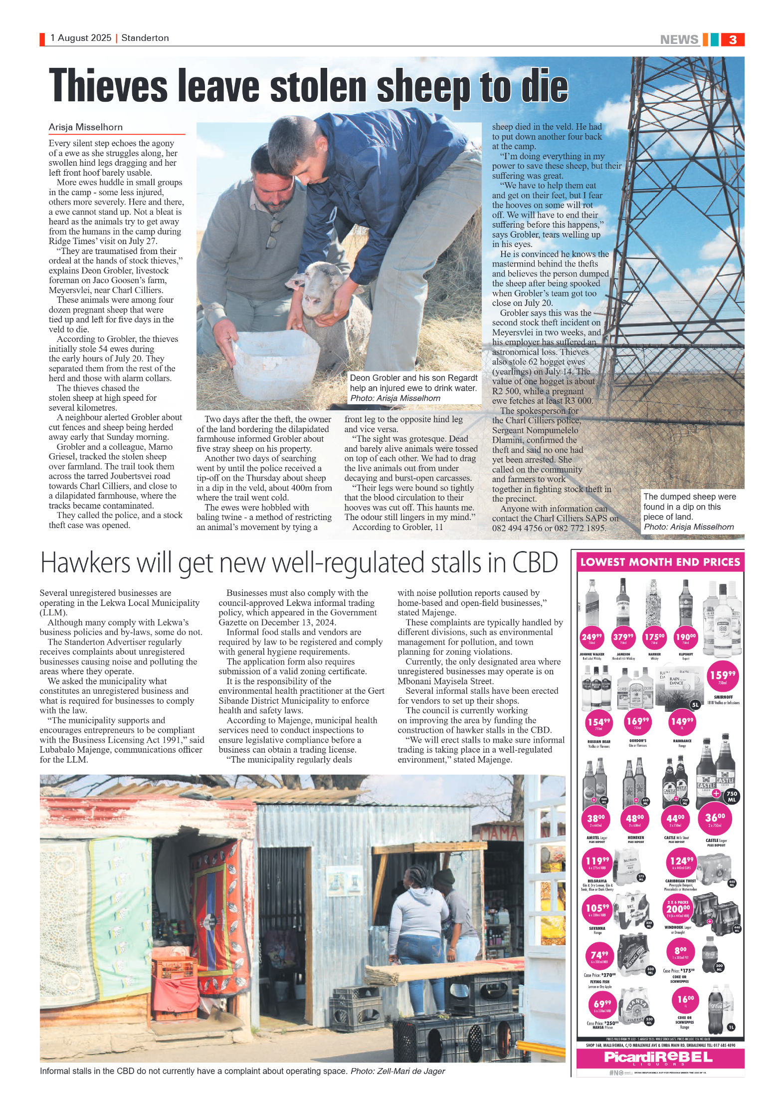 Standerton Advertiser 1 August 2025 page 3