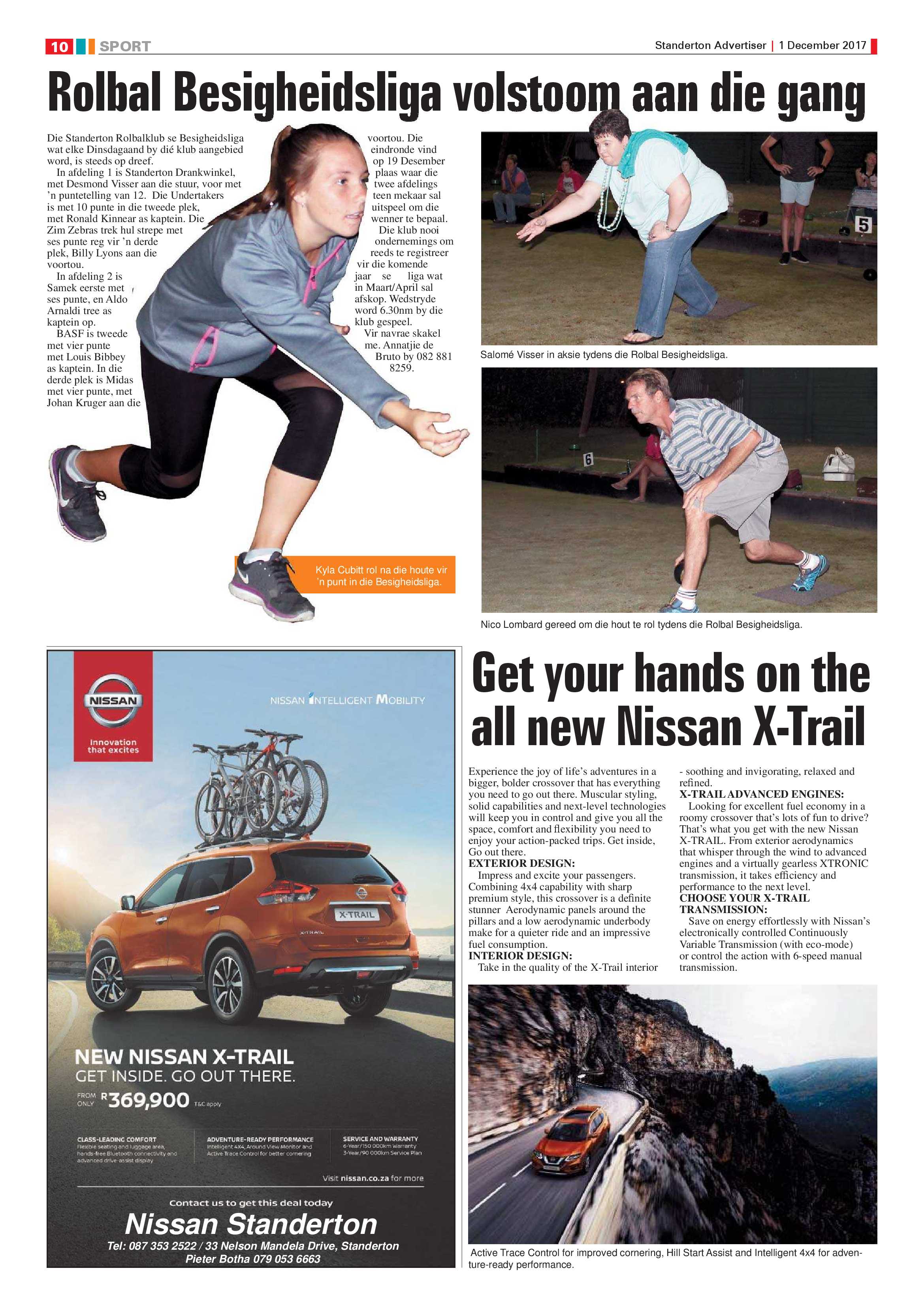 Standerton Advertiser 1 December 2017 page 10