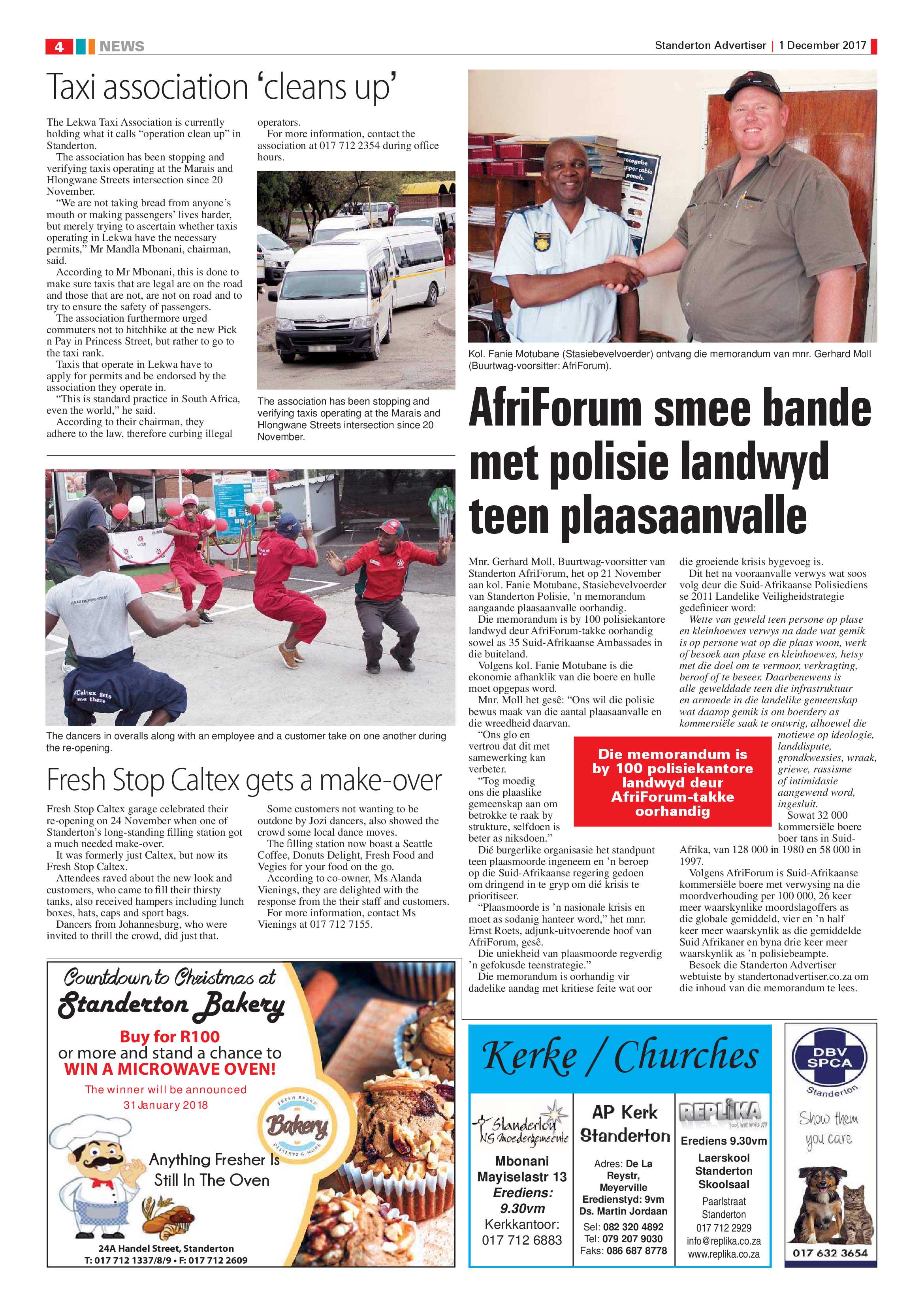 Standerton Advertiser 1 December 2017 page 4