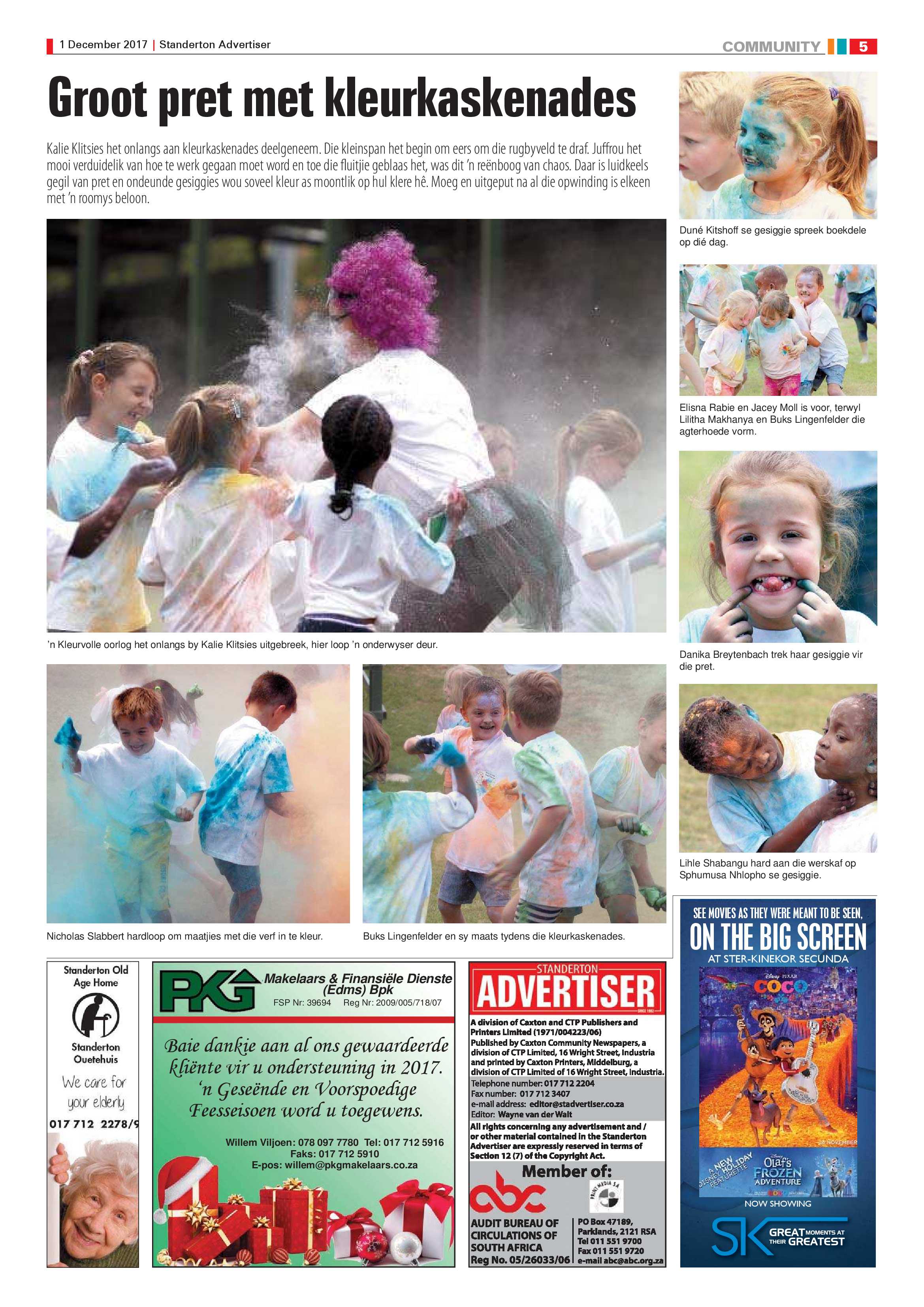 Standerton Advertiser 1 December 2017 page 5