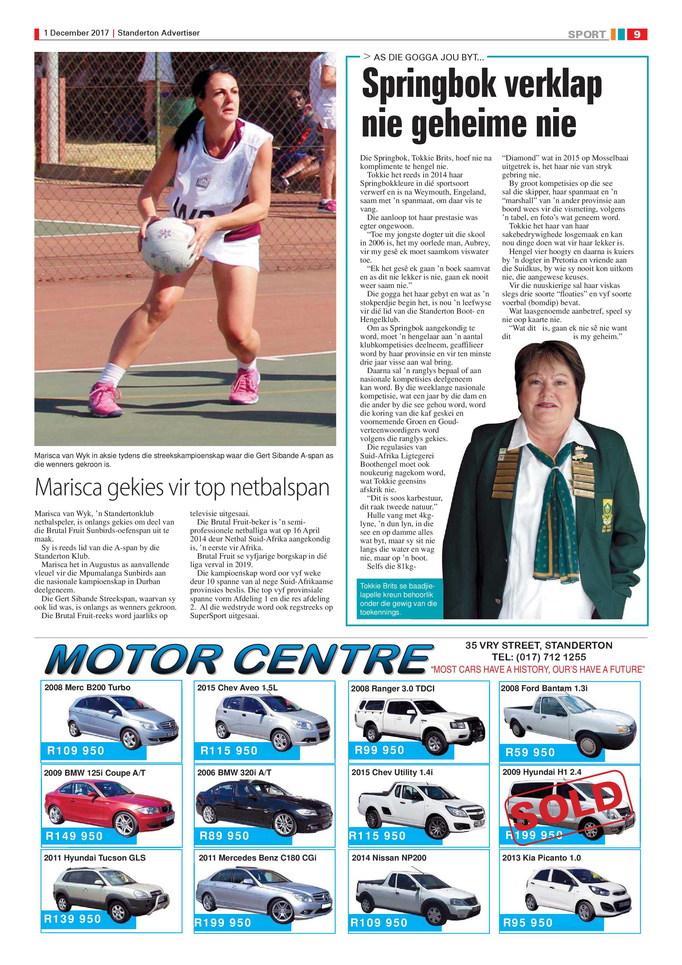 Standerton Advertiser 1 December 2017 page 9