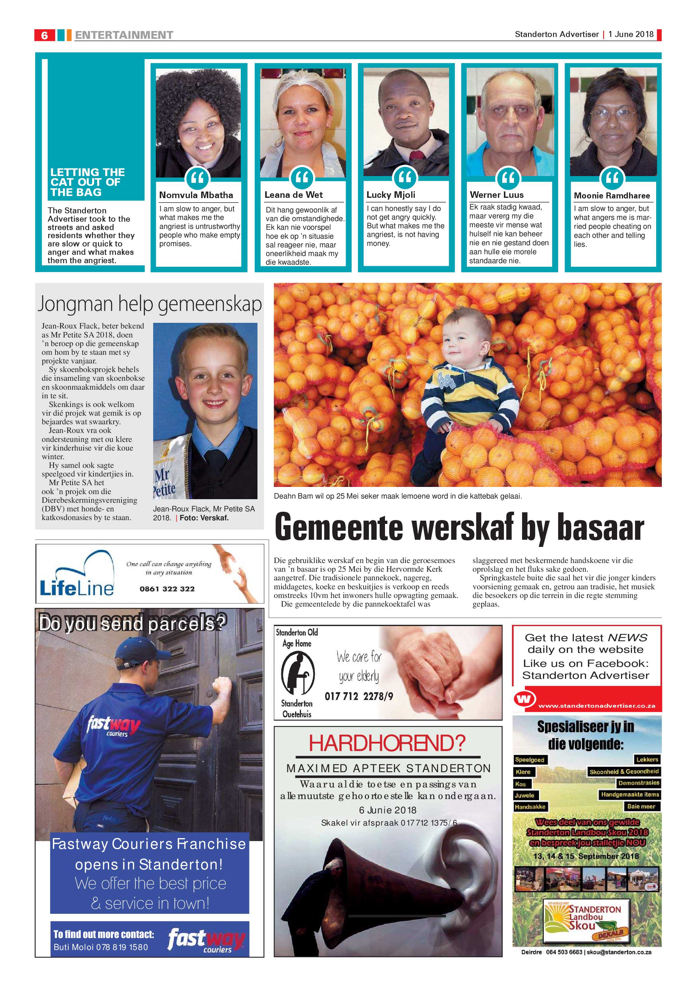 Standerton Advertiser 1 June 2018 page 6