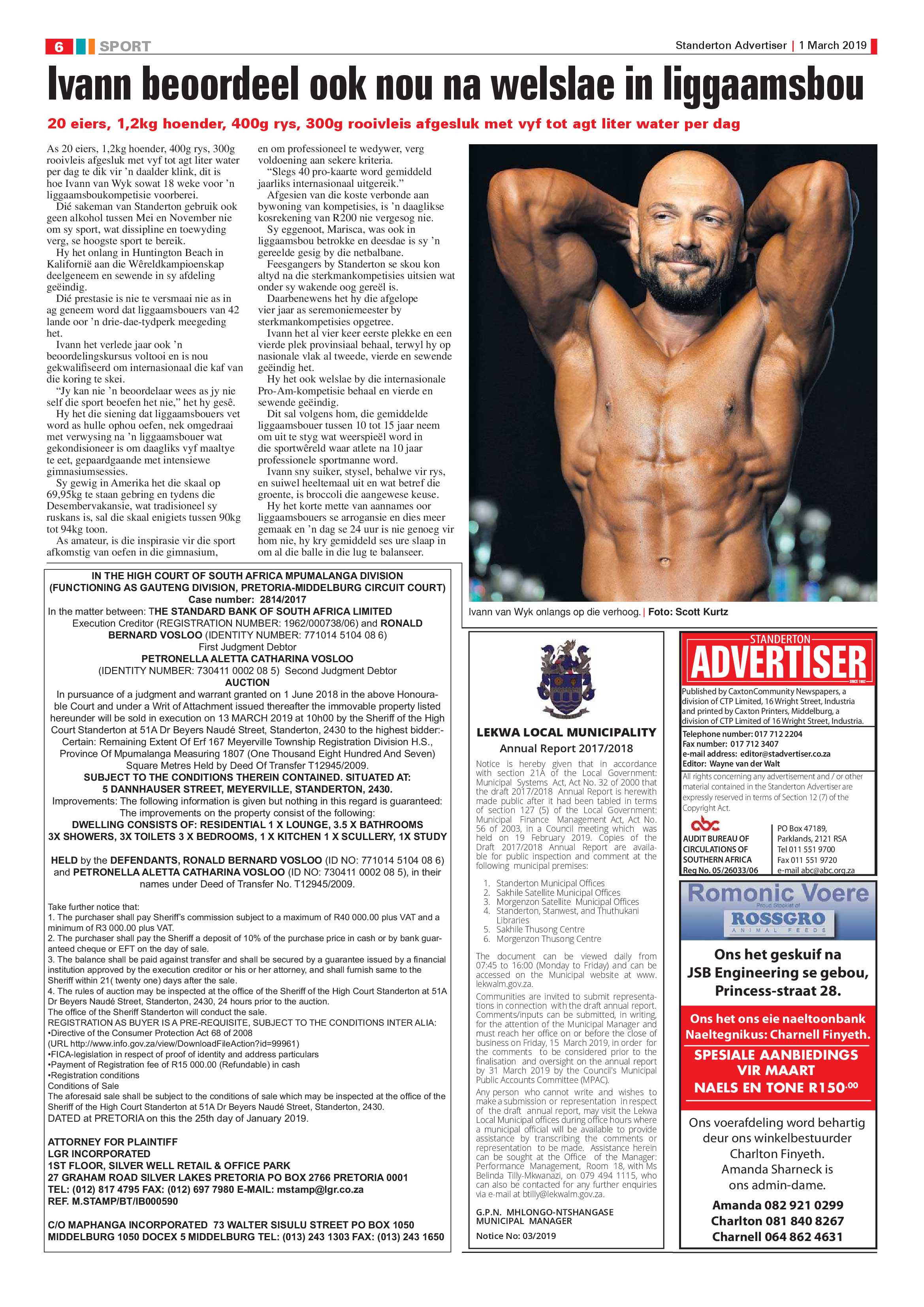 Standerton Advertiser 1 March 2019 page 6