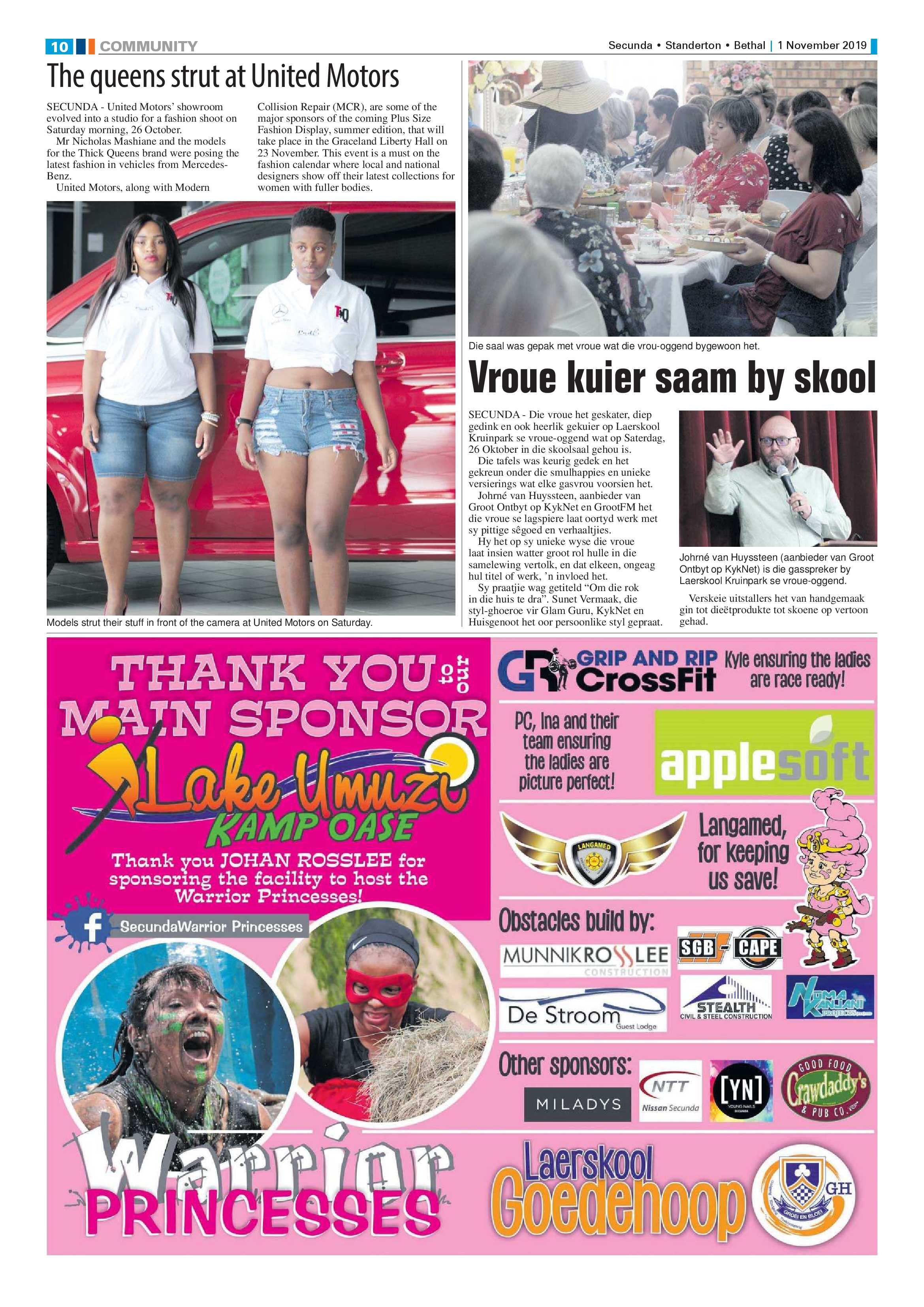 Standerton Advertiser 1 November 2019 page 10
