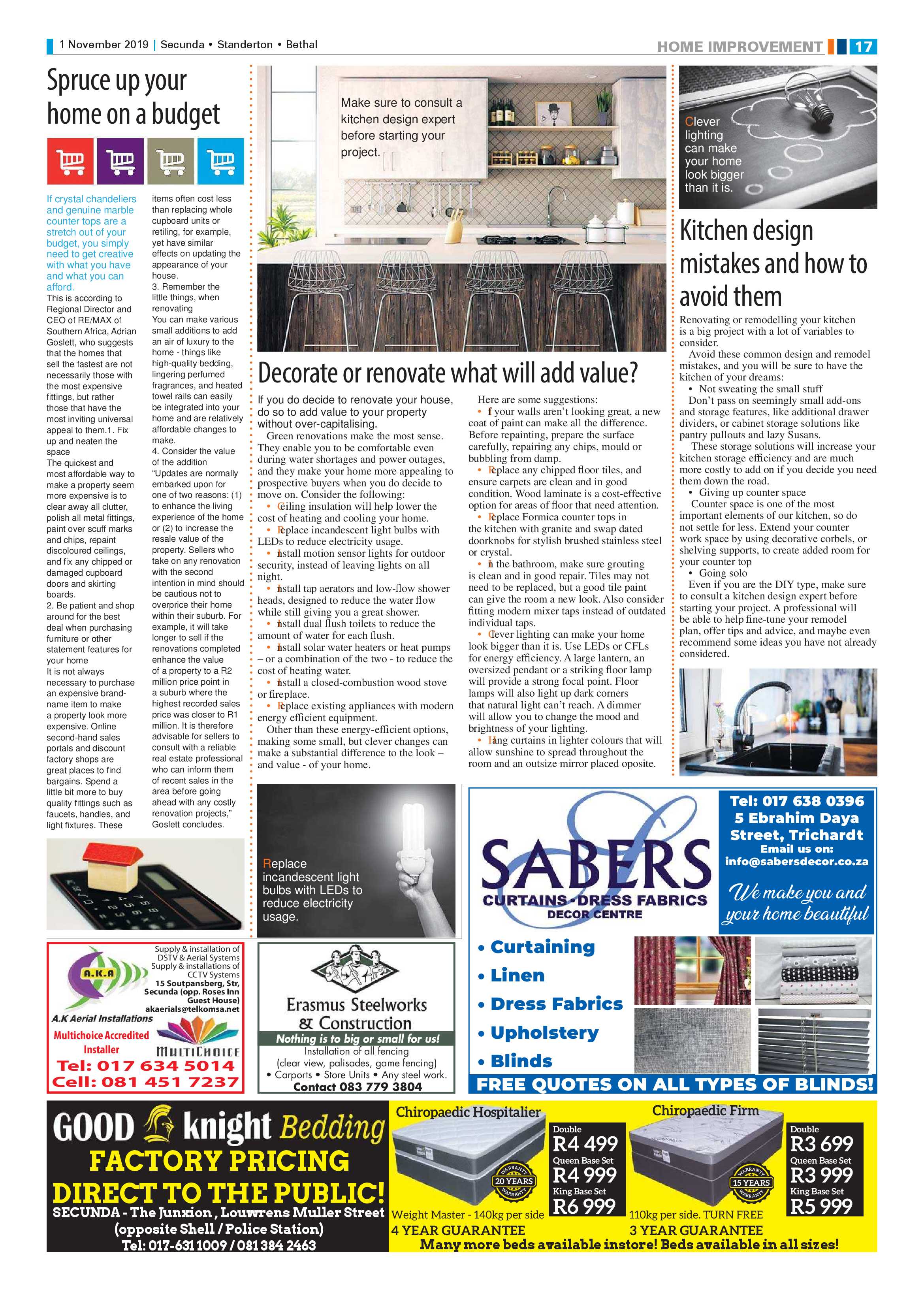 Standerton Advertiser 1 November 2019 page 17