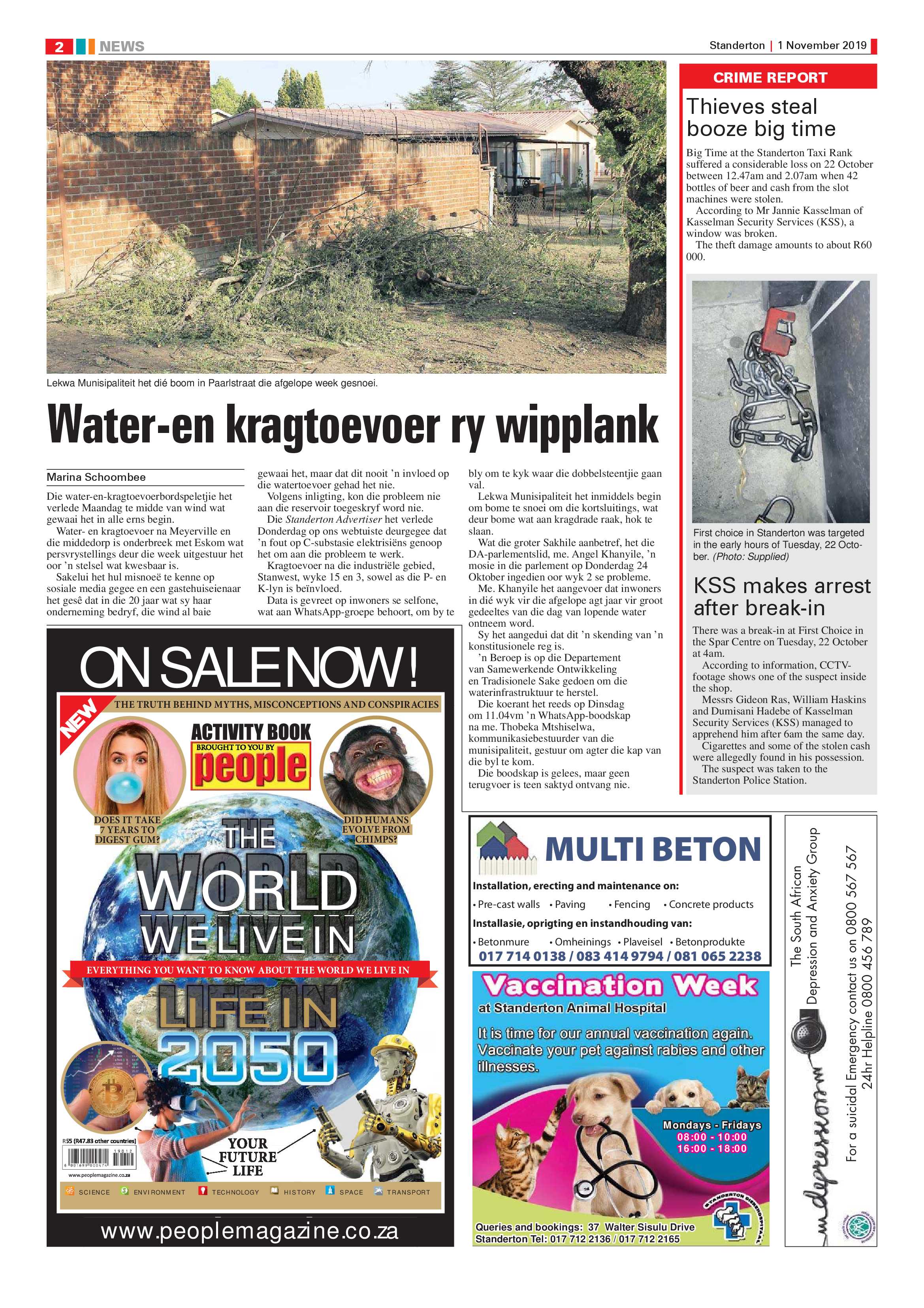 Standerton Advertiser 1 November 2019 page 2