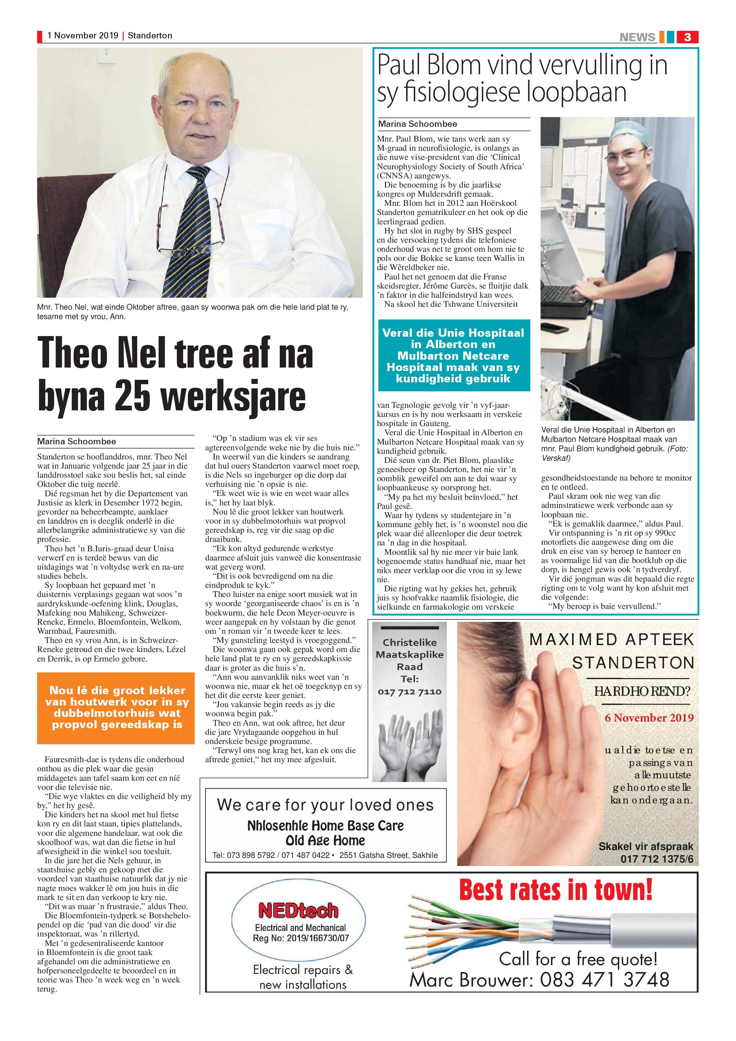 Standerton Advertiser 1 November 2019 page 3