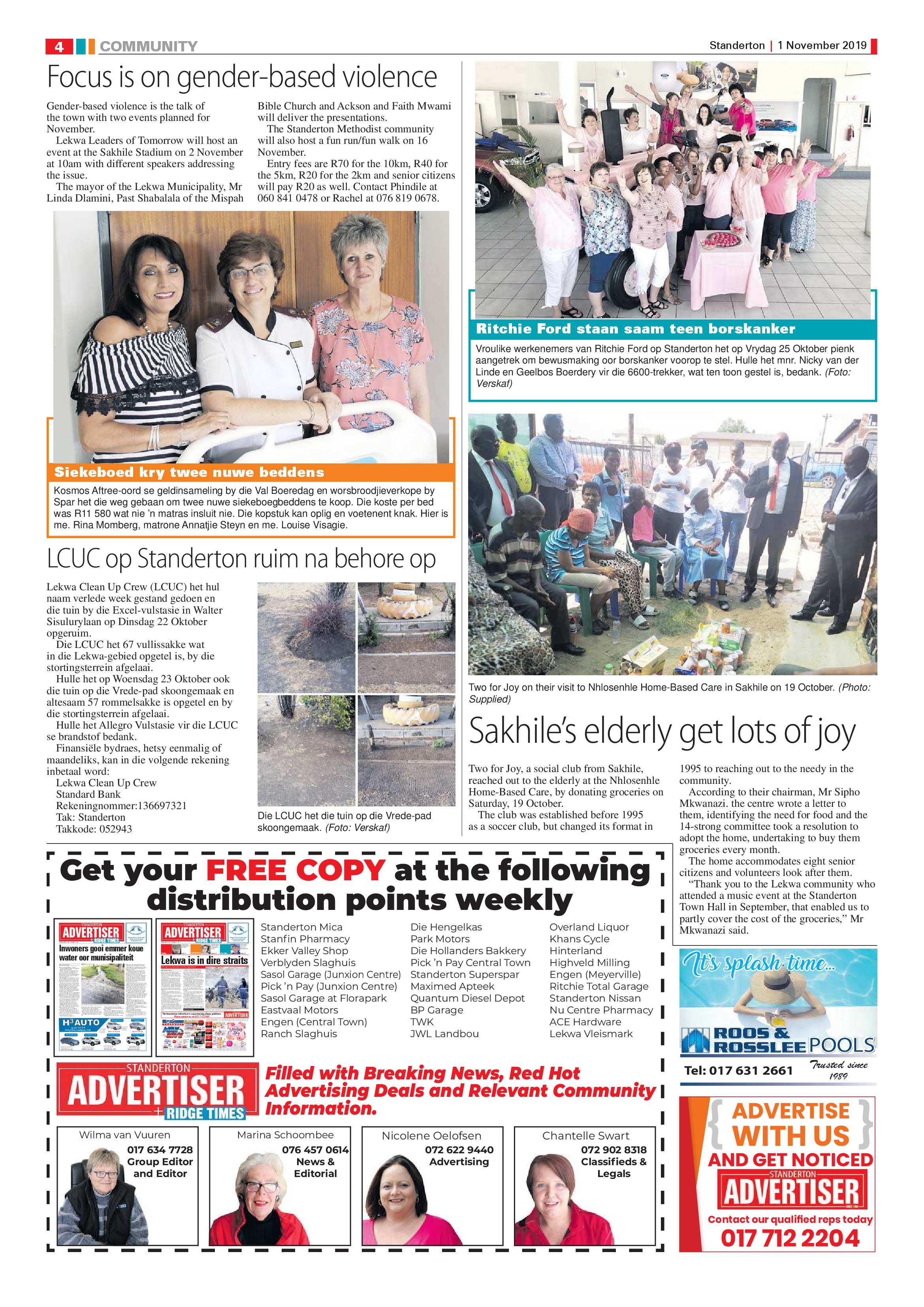 Standerton Advertiser 1 November 2019 page 4