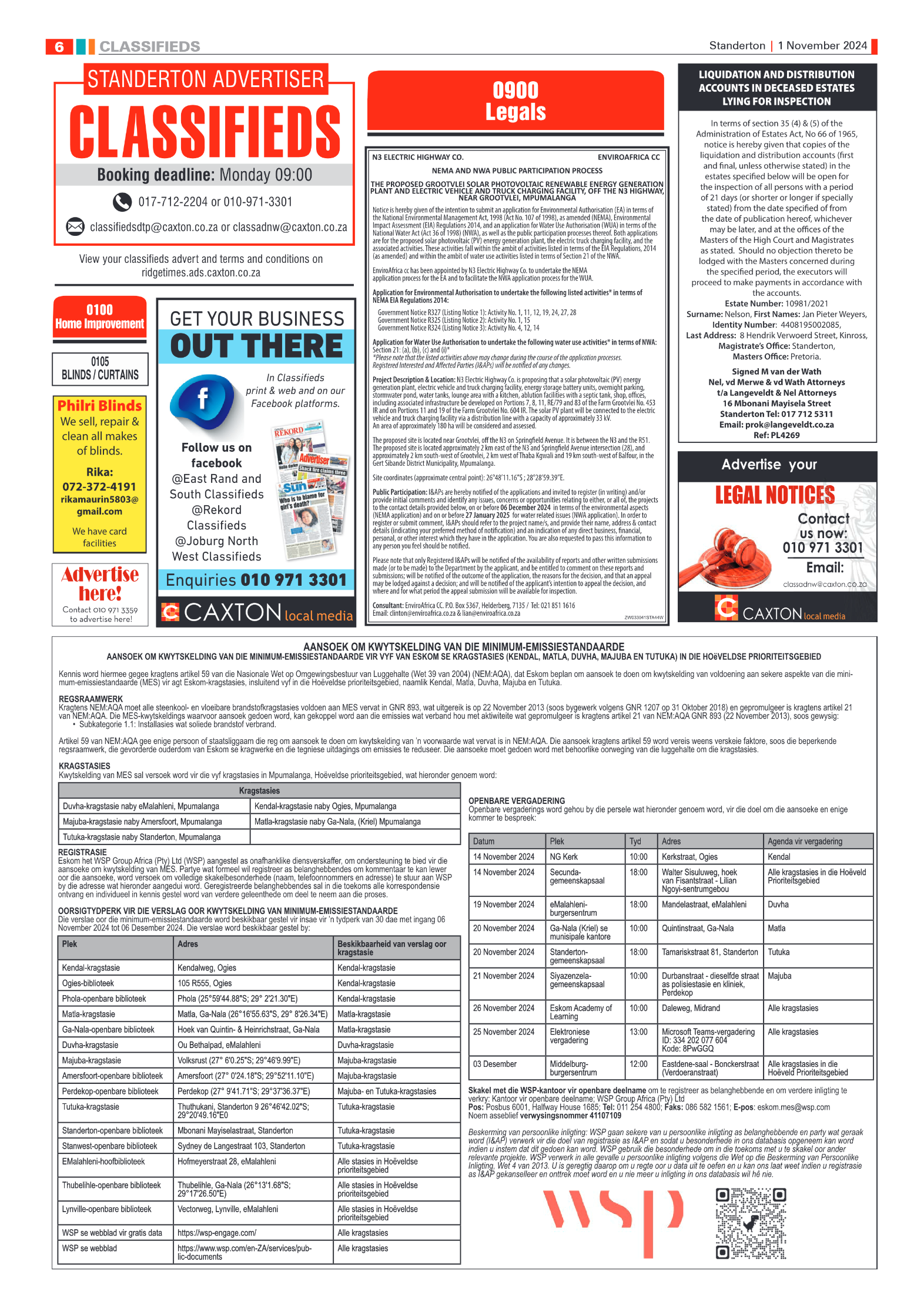 Standerton Advertiser 1 November 2024 page 6