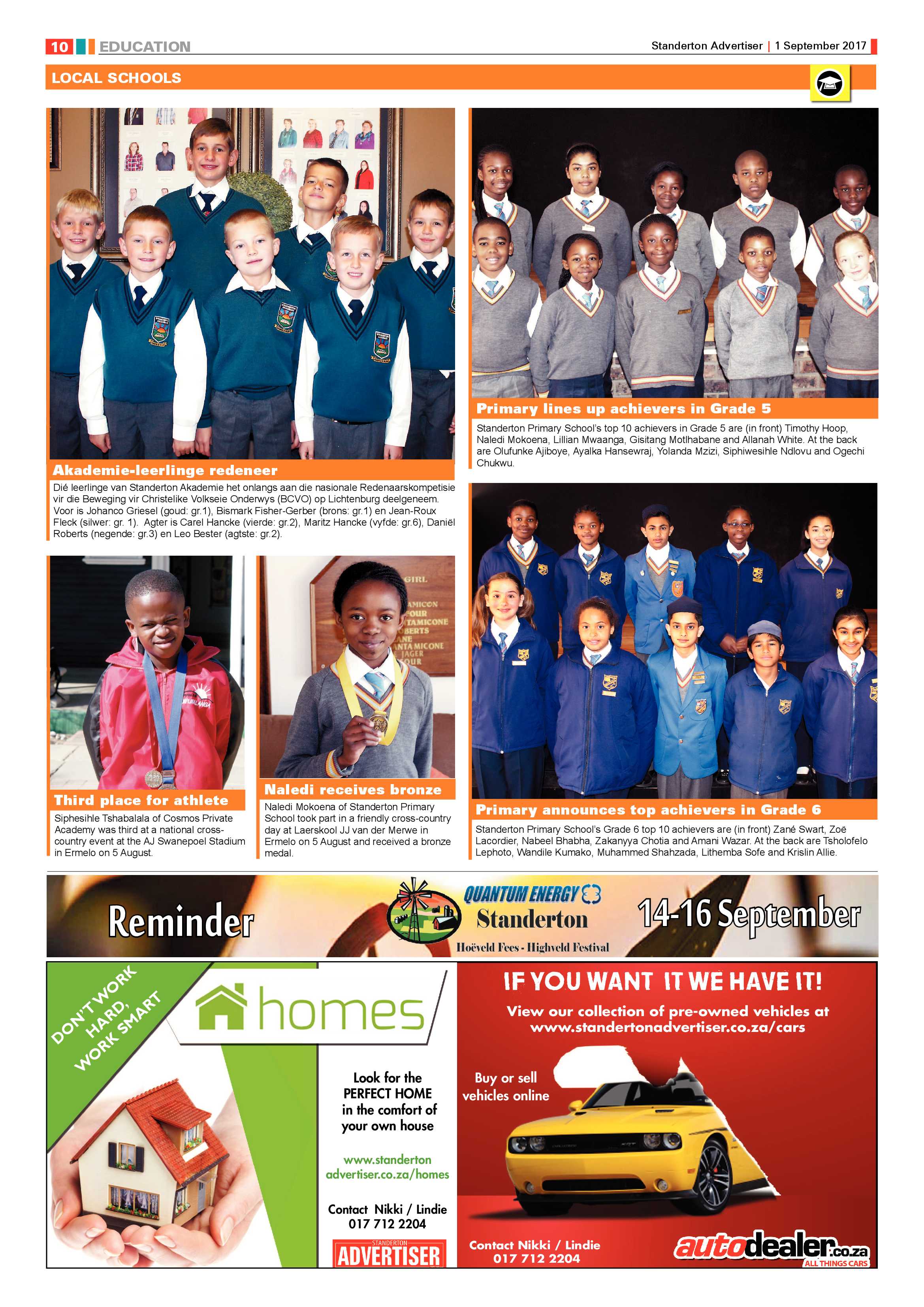 Standerton Advertiser 1 September 2017 page 10