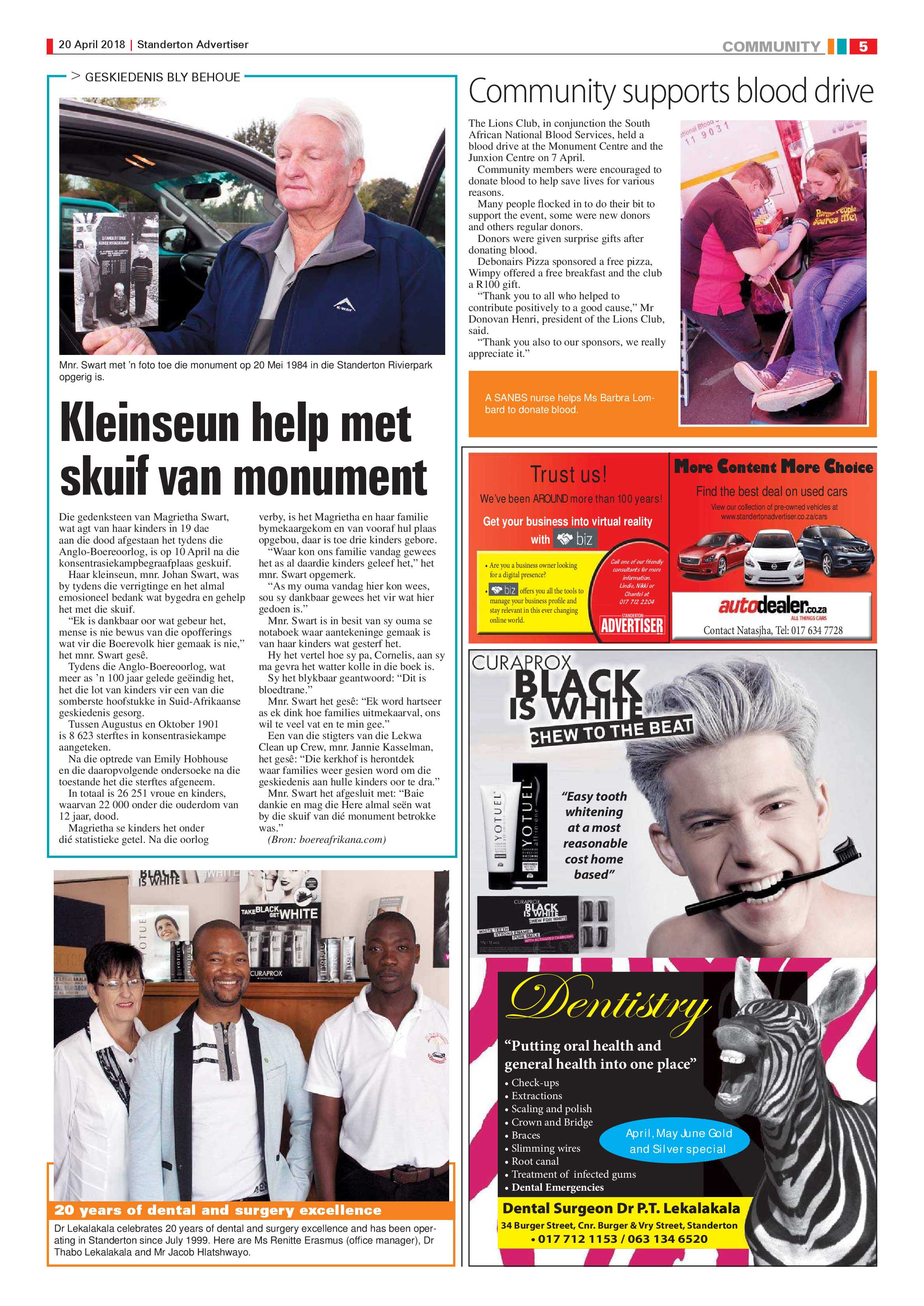 Standerton Advertiser 20 April 2018 page 5