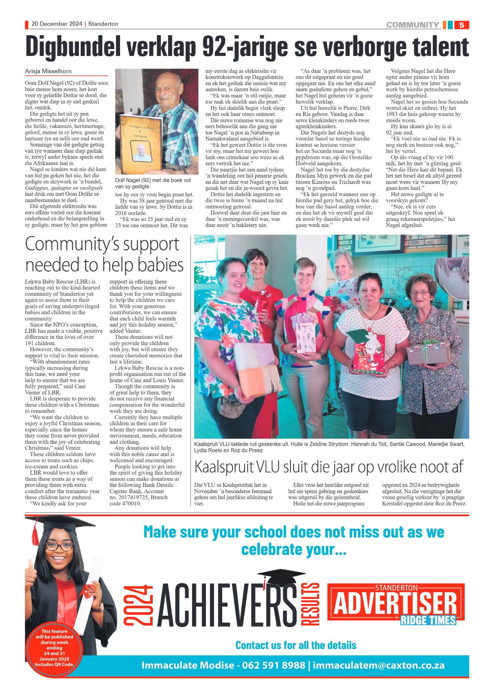 Standerton Advertiser 20 December 2024 page 5