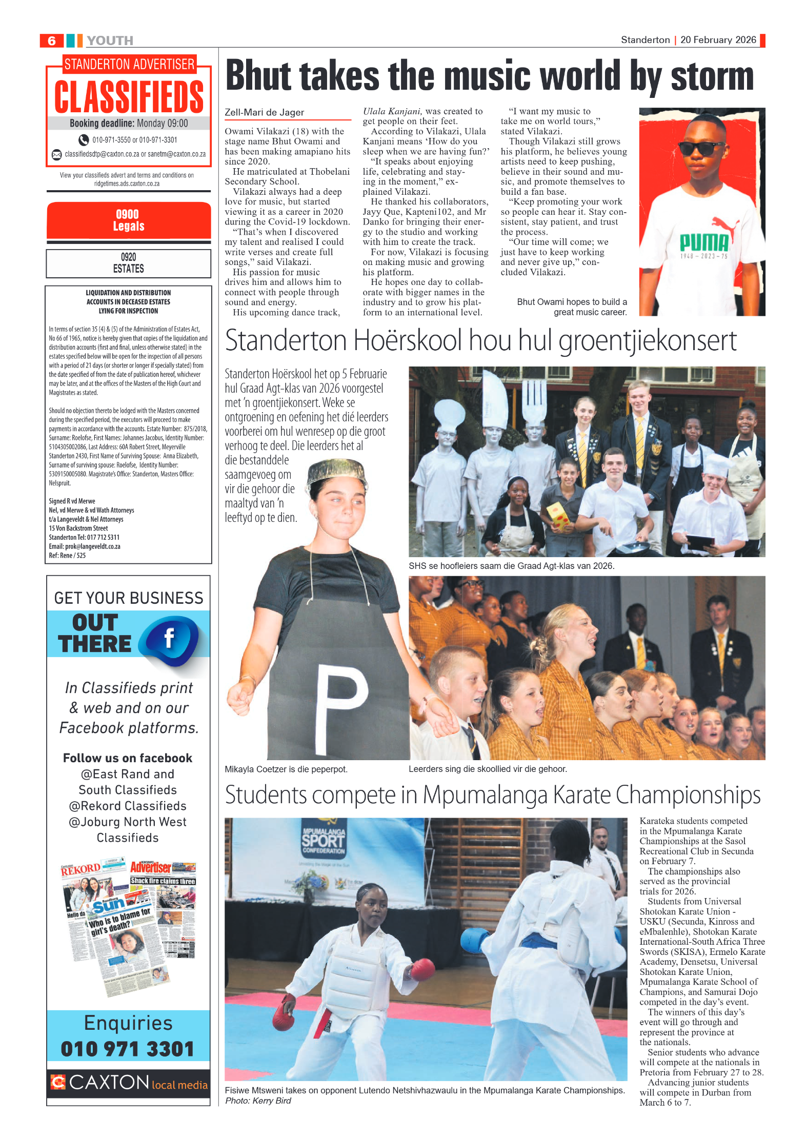 Standerton Advertiser 20 February 2026 page 6
