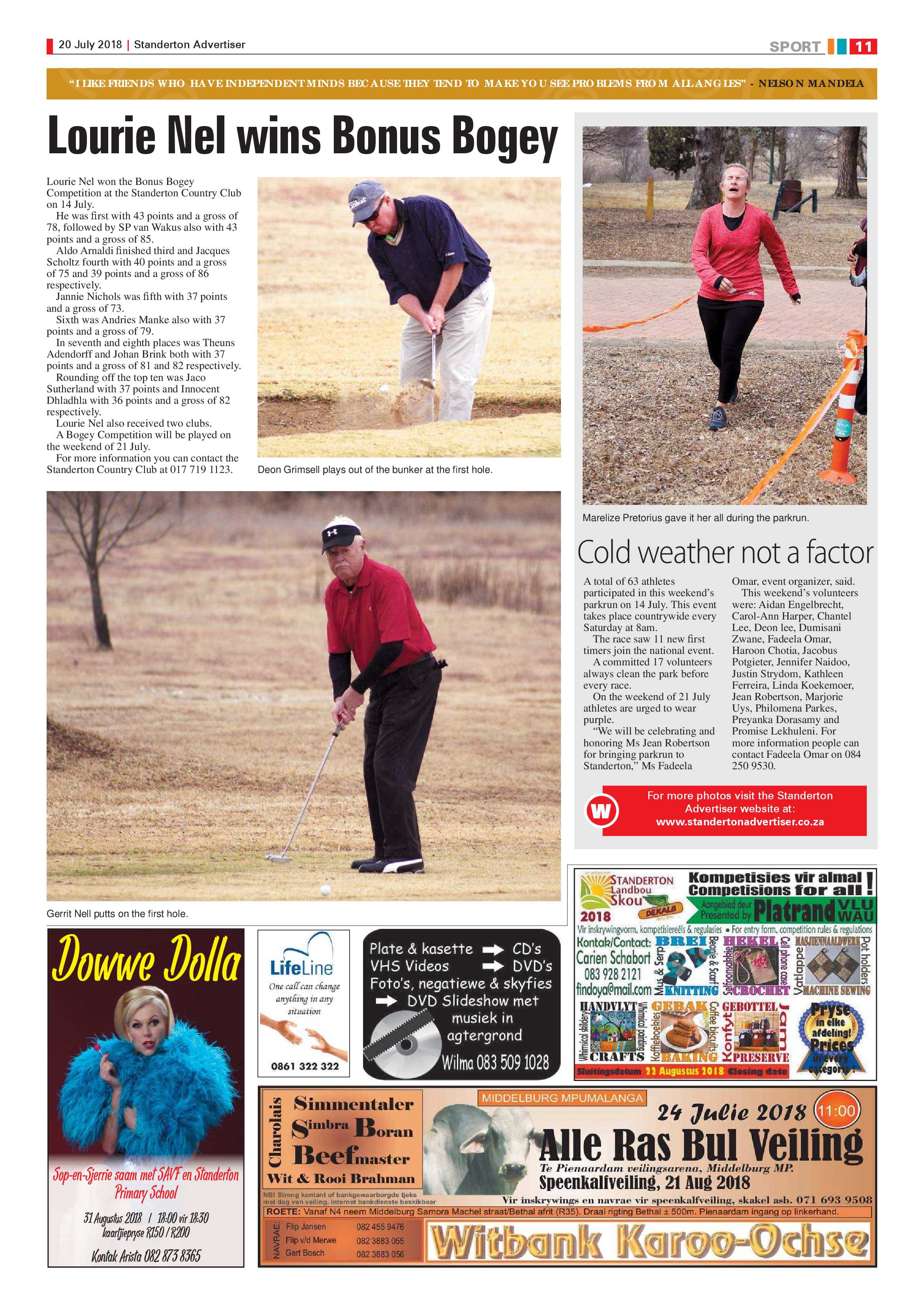 Standerton Advertiser 20 July 2018 page 11