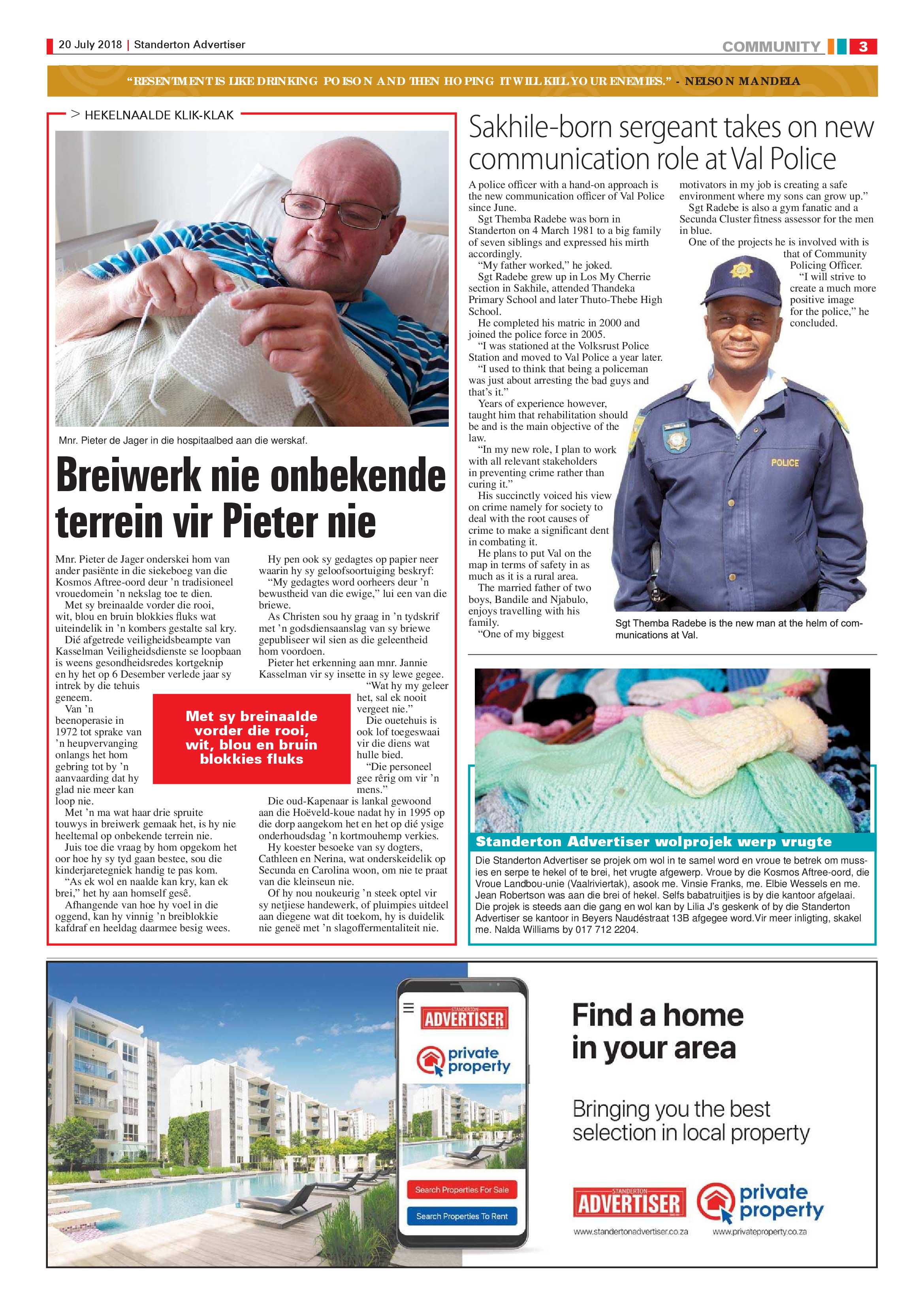 Standerton Advertiser 20 July 2018 page 3