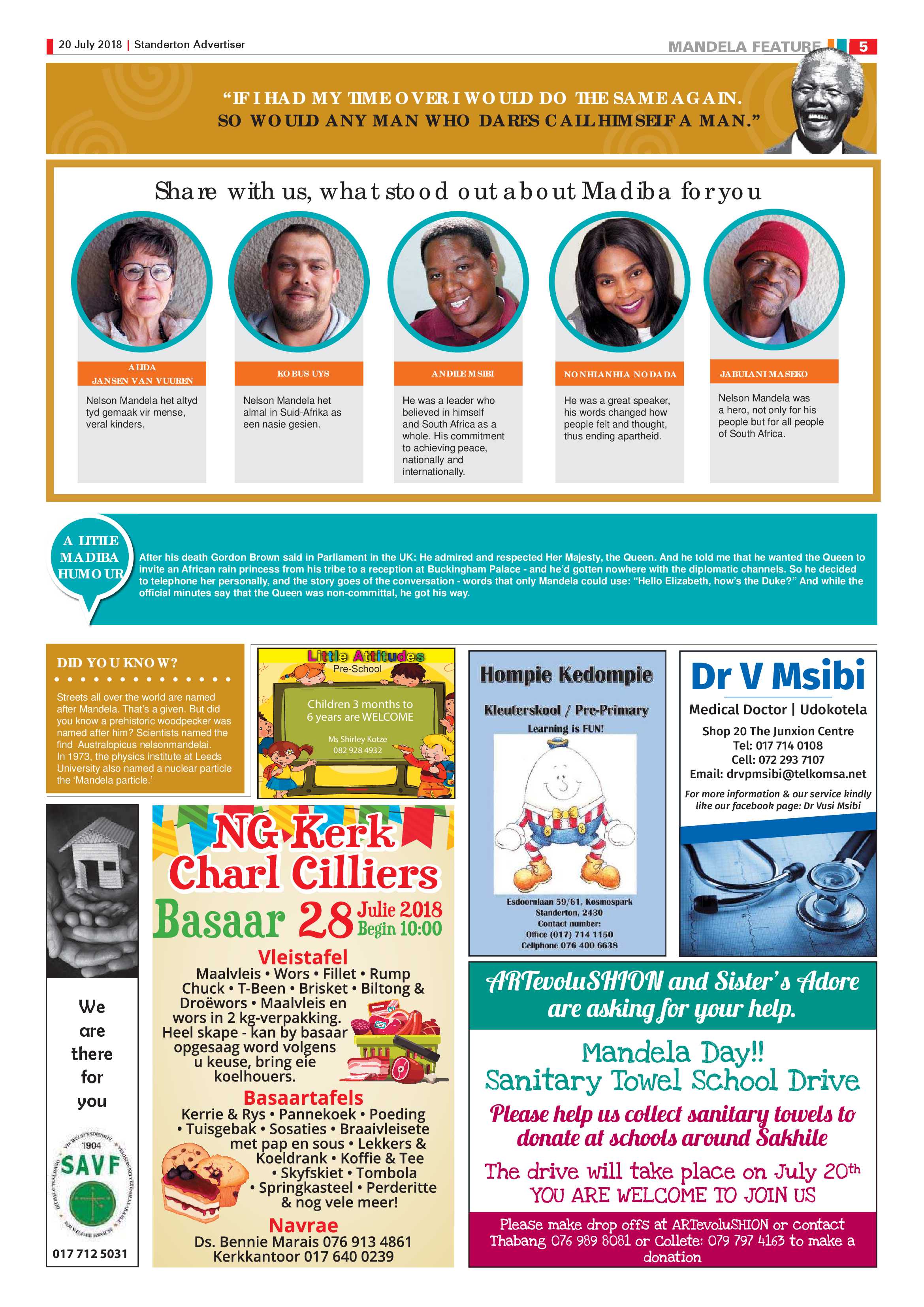 Standerton Advertiser 20 July 2018 page 5