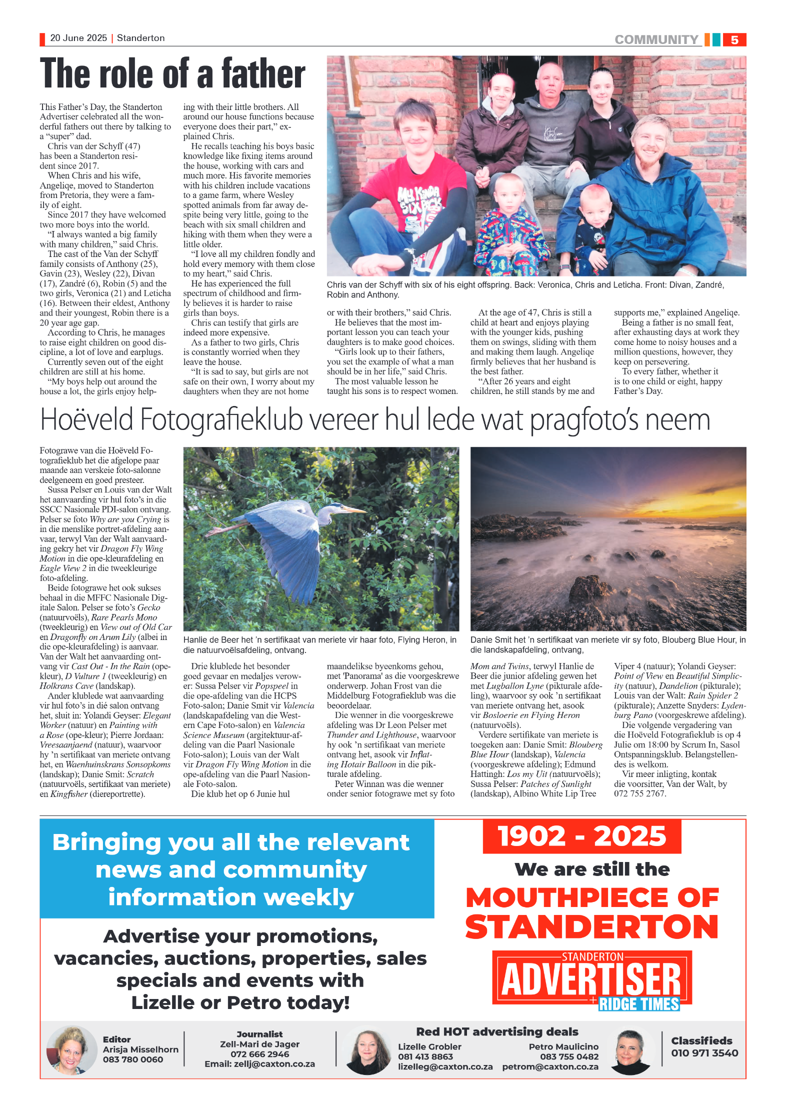 Standerton Advertiser 20 June 2025 page 5