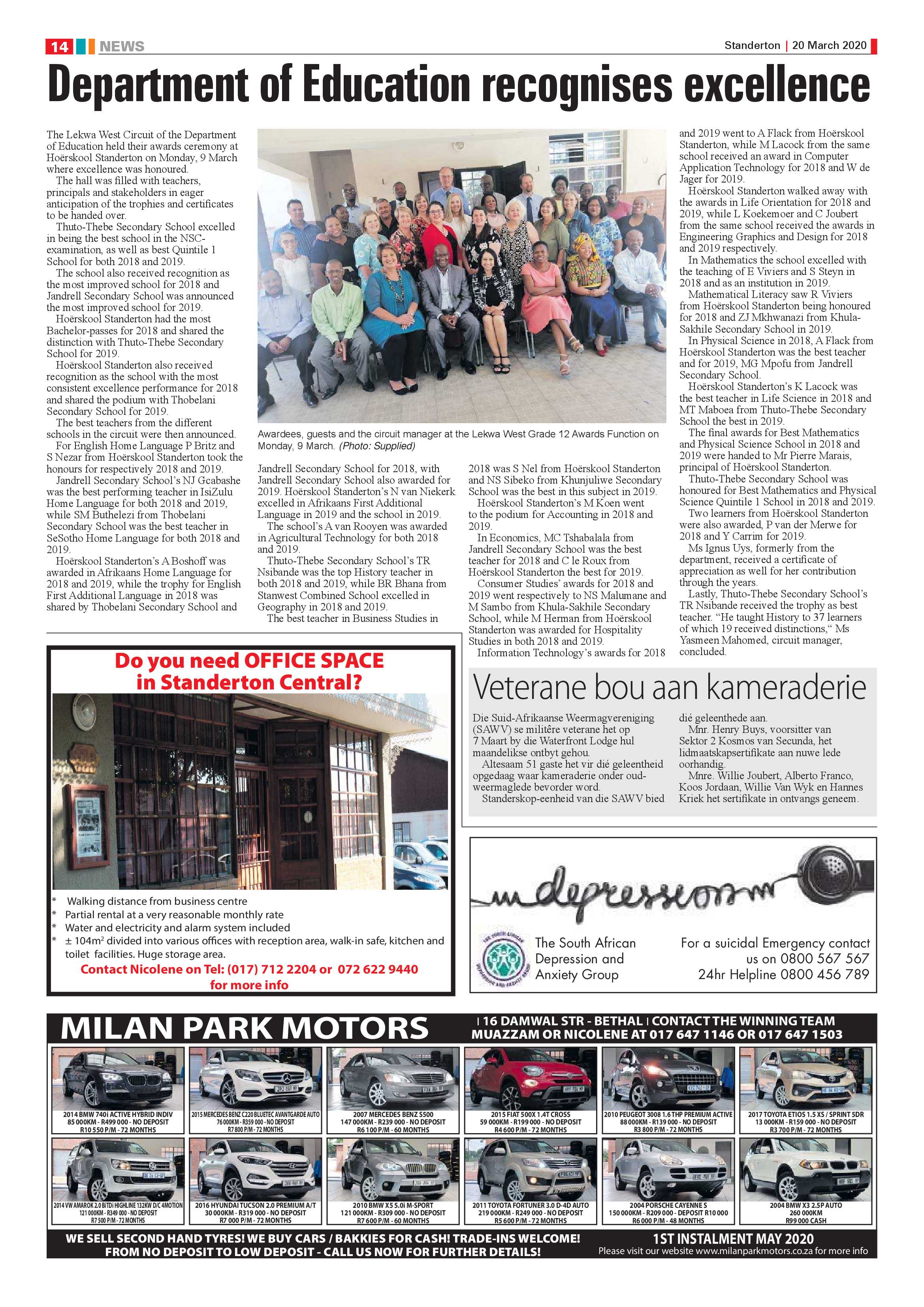 Standerton Advertiser 20 March 2020 page 14