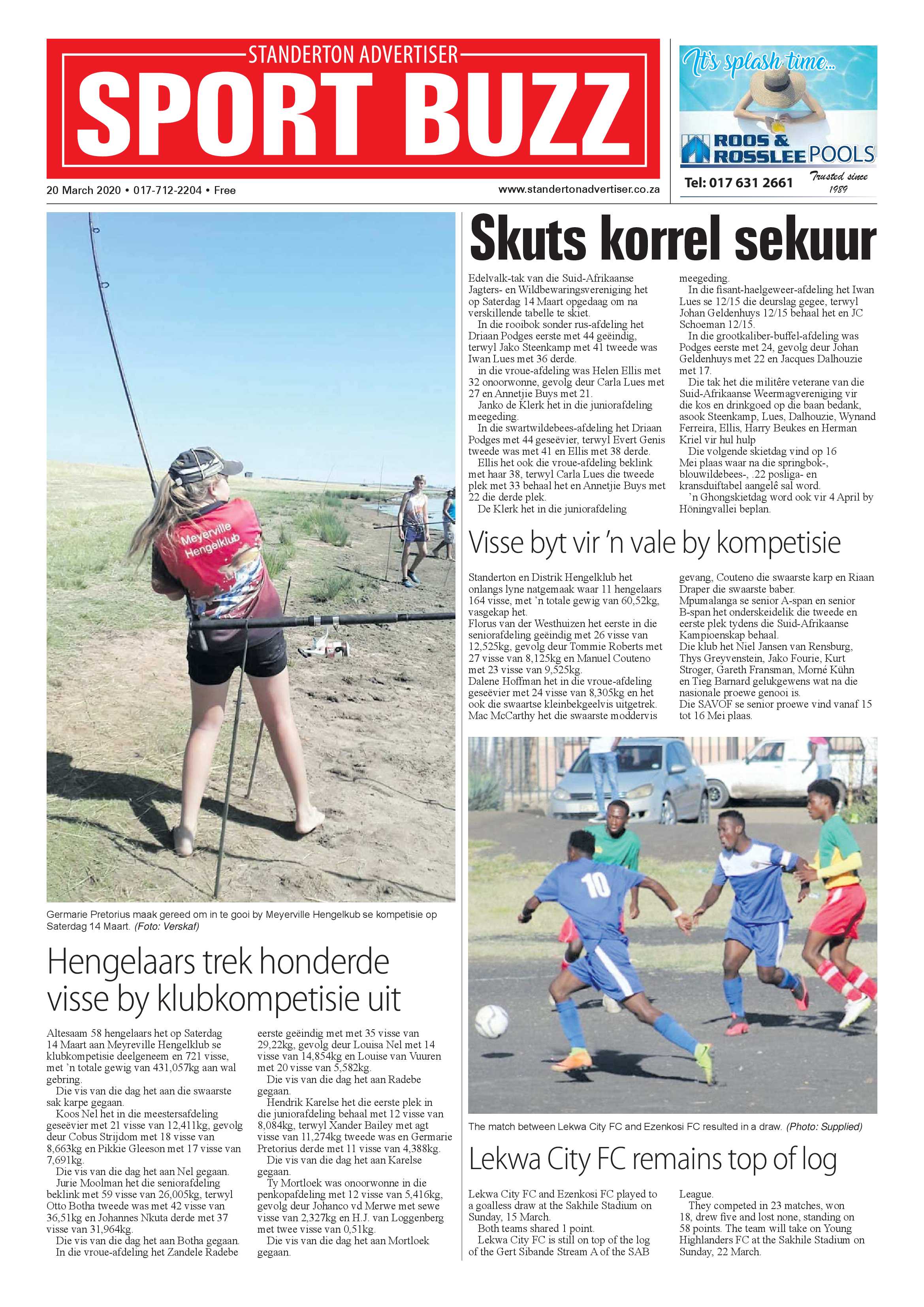 Standerton Advertiser 20 March 2020 page 16