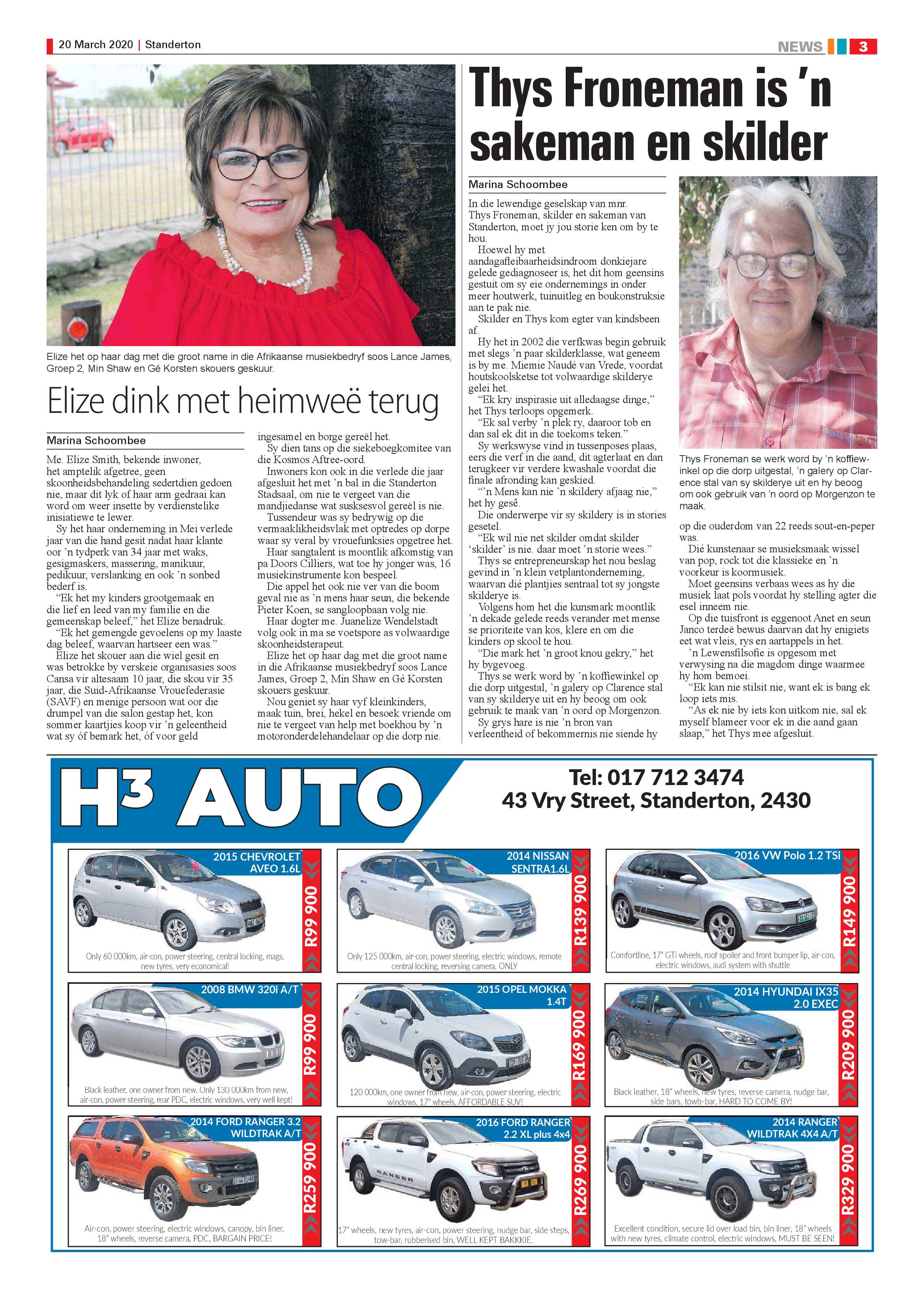 Standerton Advertiser 20 March 2020 page 3