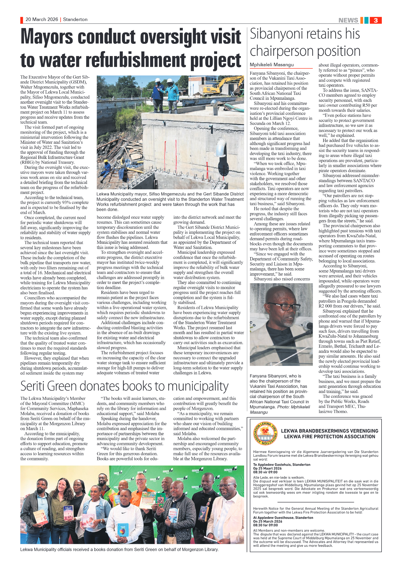 Standerton Advertiser 20 March 2026 page 3