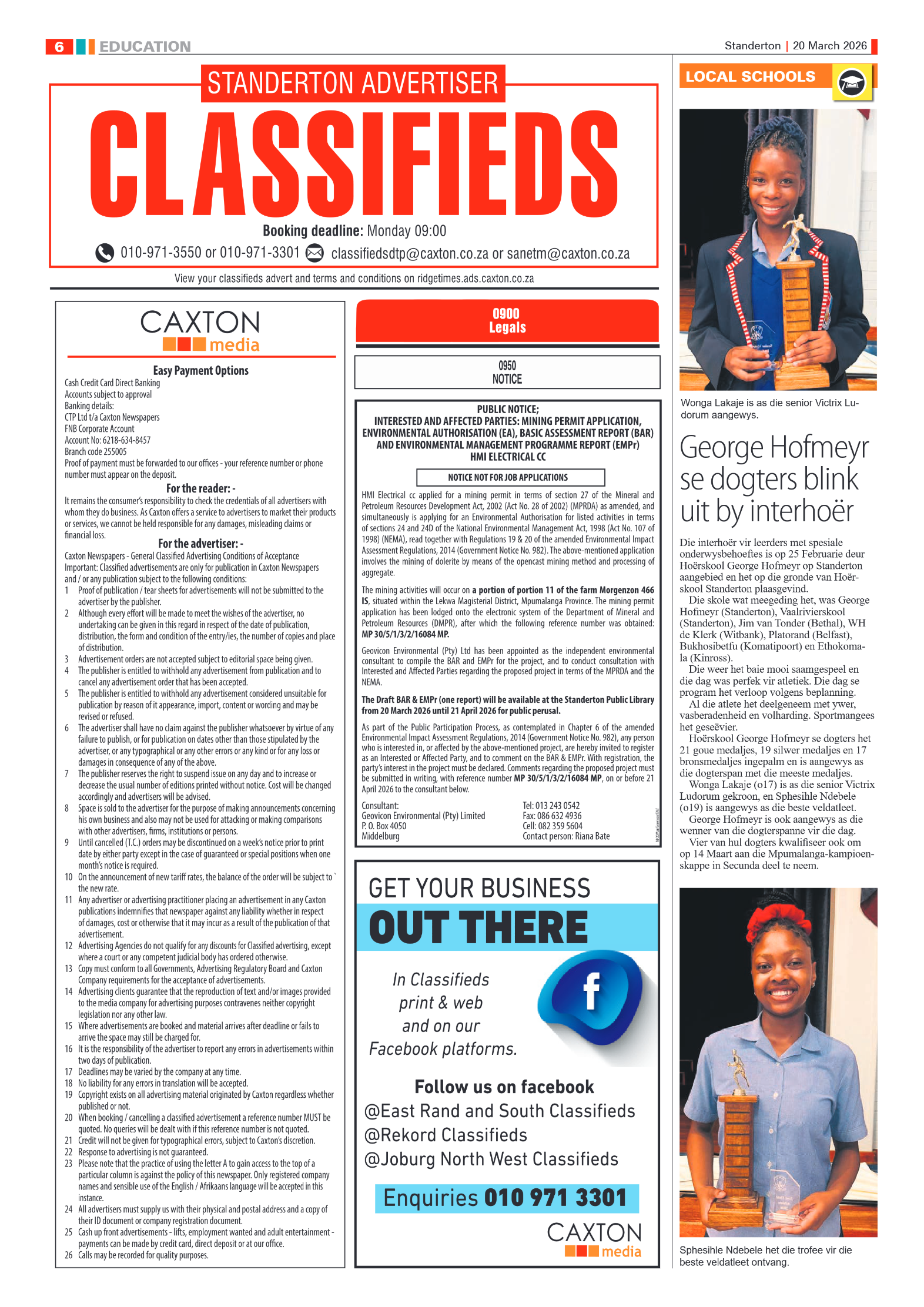 Standerton Advertiser 20 March 2026 page 6