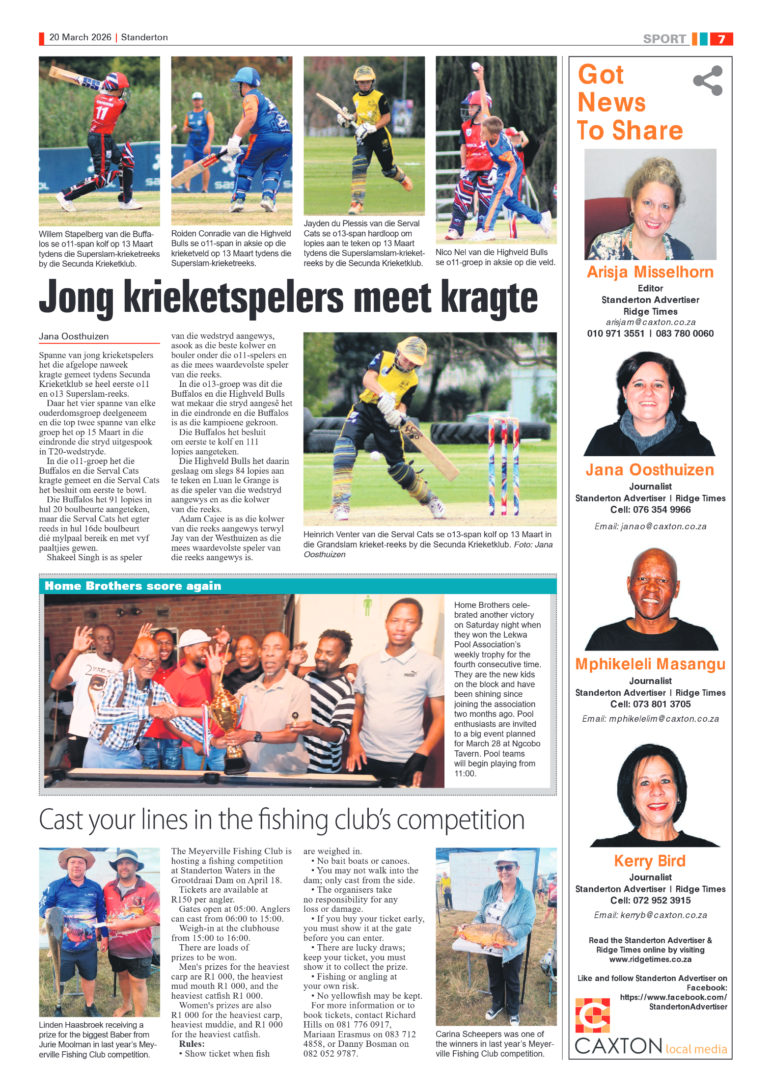 Standerton Advertiser 20 March 2026 page 7