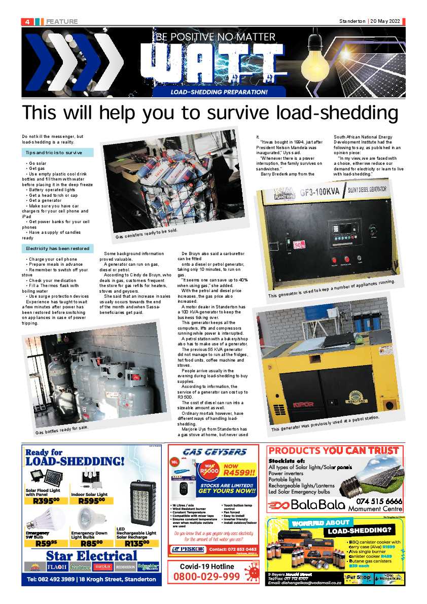 Standerton Advertiser 20 May 2022 page 4