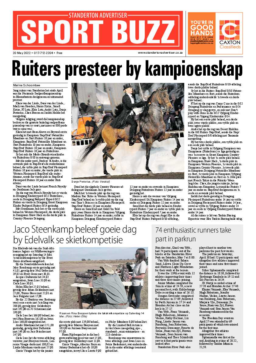 Standerton Advertiser 20 May 2022 page 8