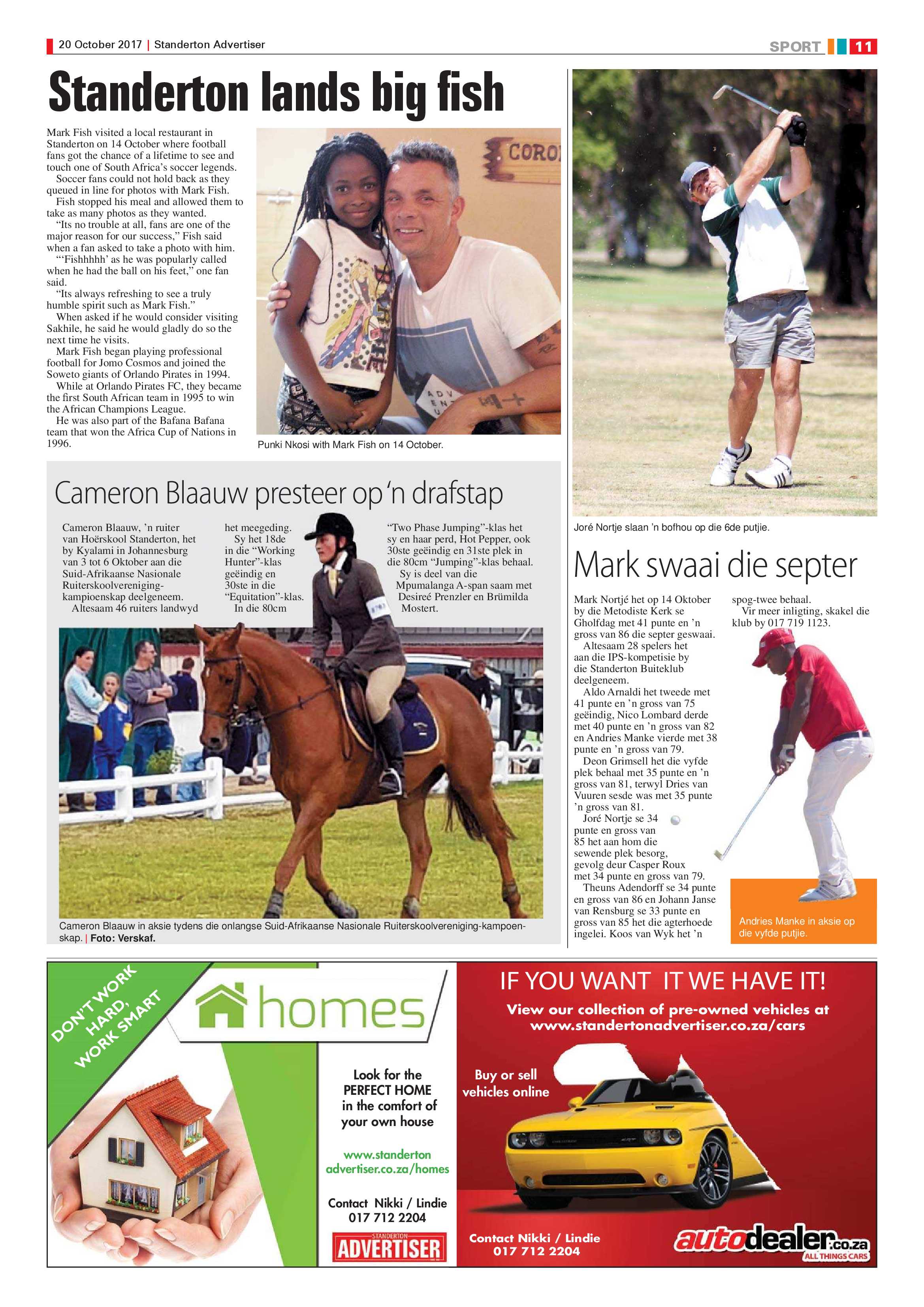 Standerton Advertiser 20 October 2017 page 11