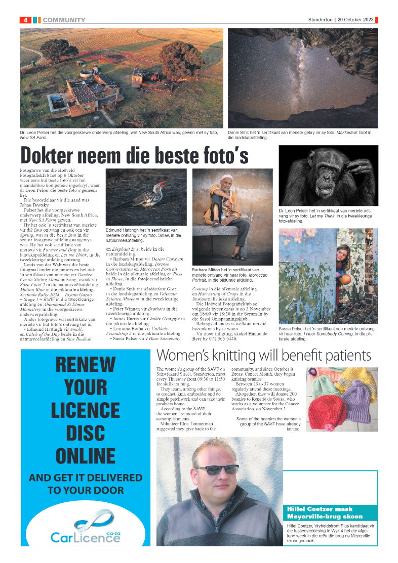 Standerton Advertiser 20 October 2023 page 4