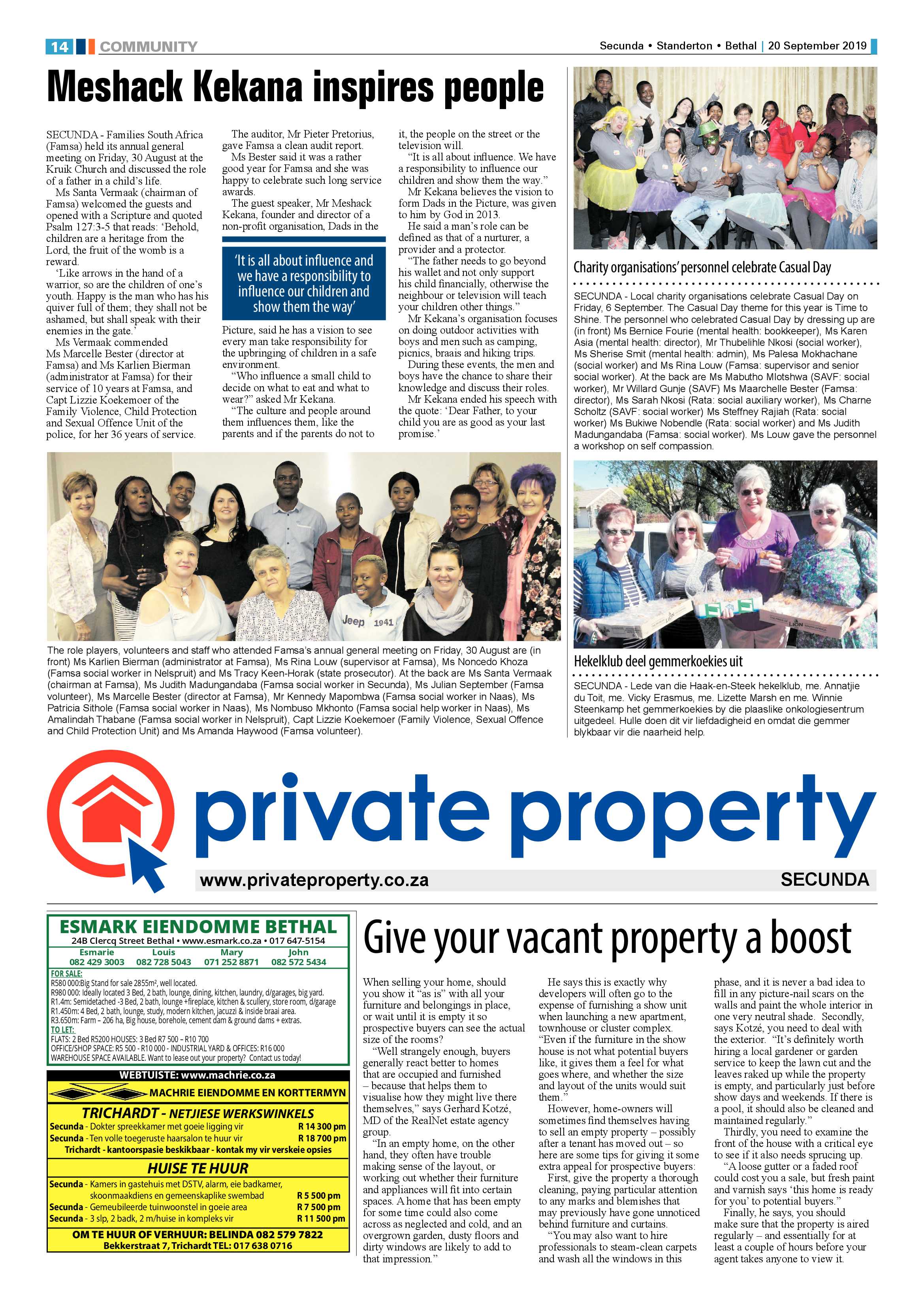 Standerton Advertiser 20 September 2019 page 14