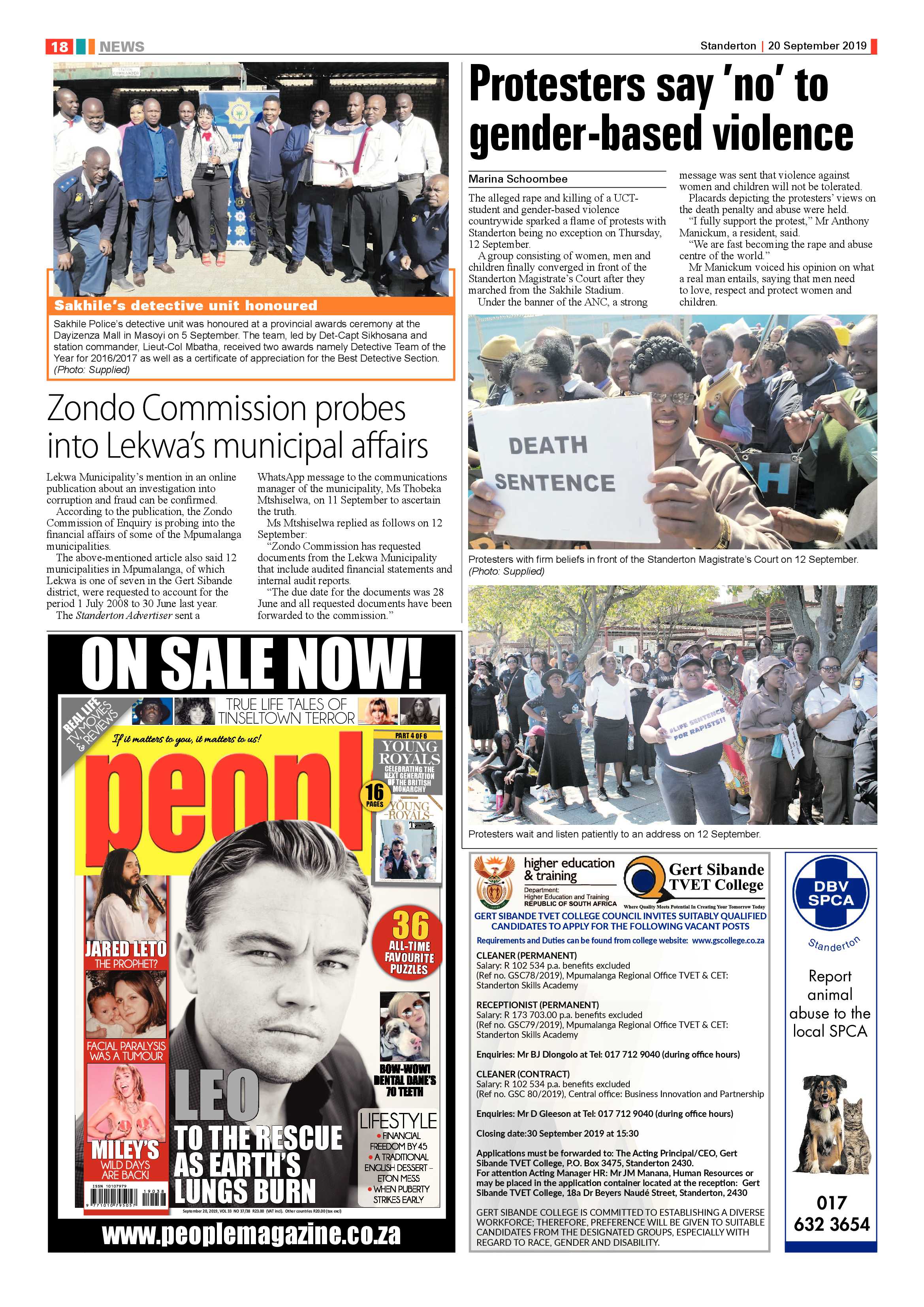 Standerton Advertiser 20 September 2019 page 18