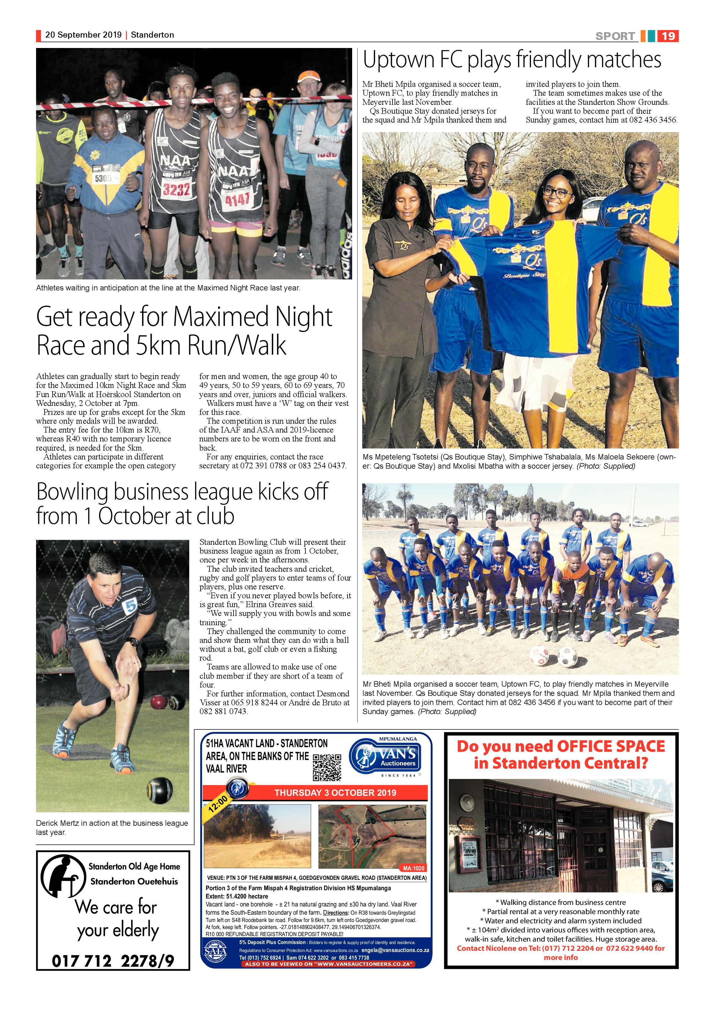 Standerton Advertiser 20 September 2019 page 19